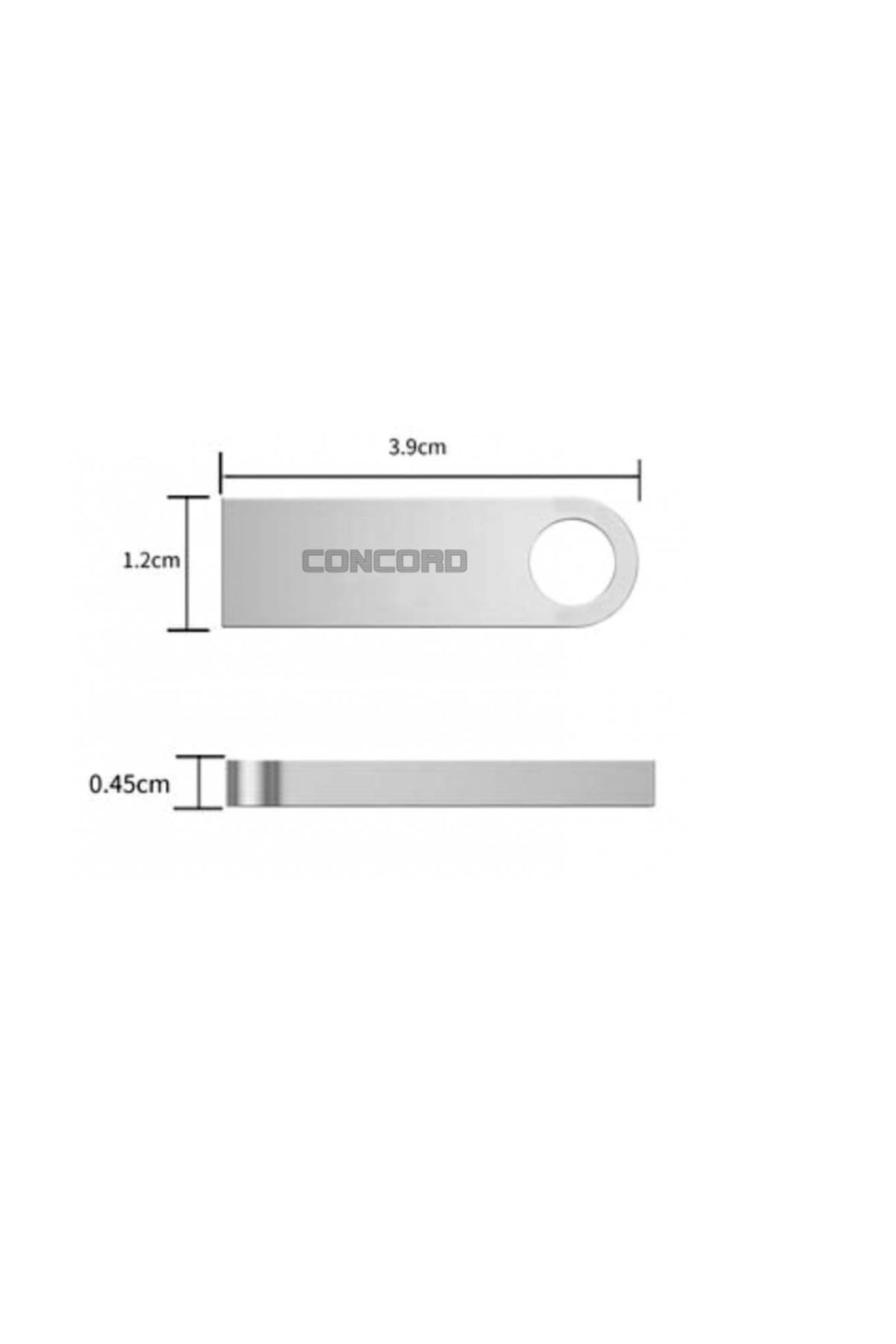 Concord 16 Gb Mini Cep Metal Kasa Flash Bellek 2 Yıl Garantili