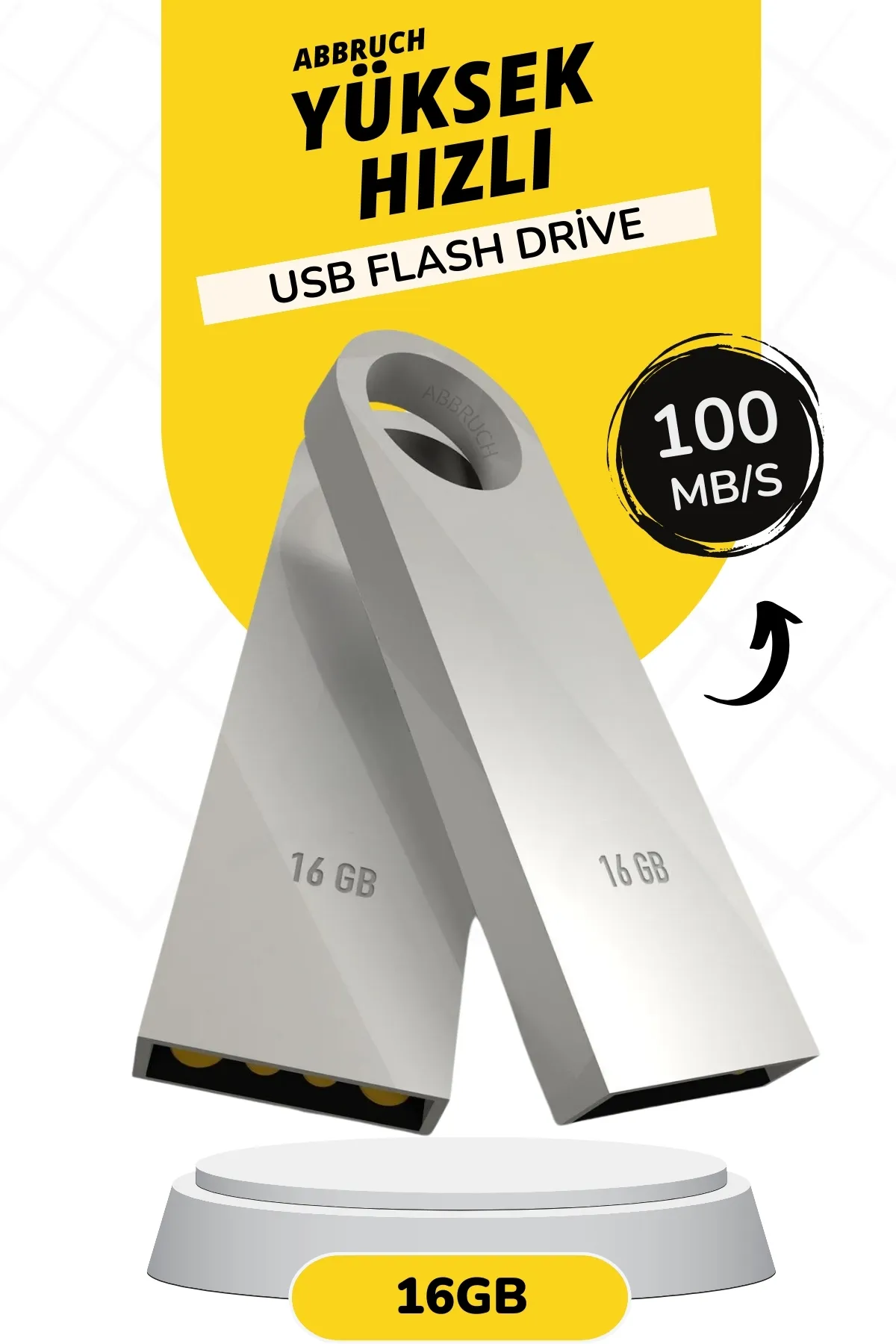 Abbruch 16 GB Ultra Hızlı Usb Flash Bellek Sürücü Metal Tasarım Data Traveler USB 3.0