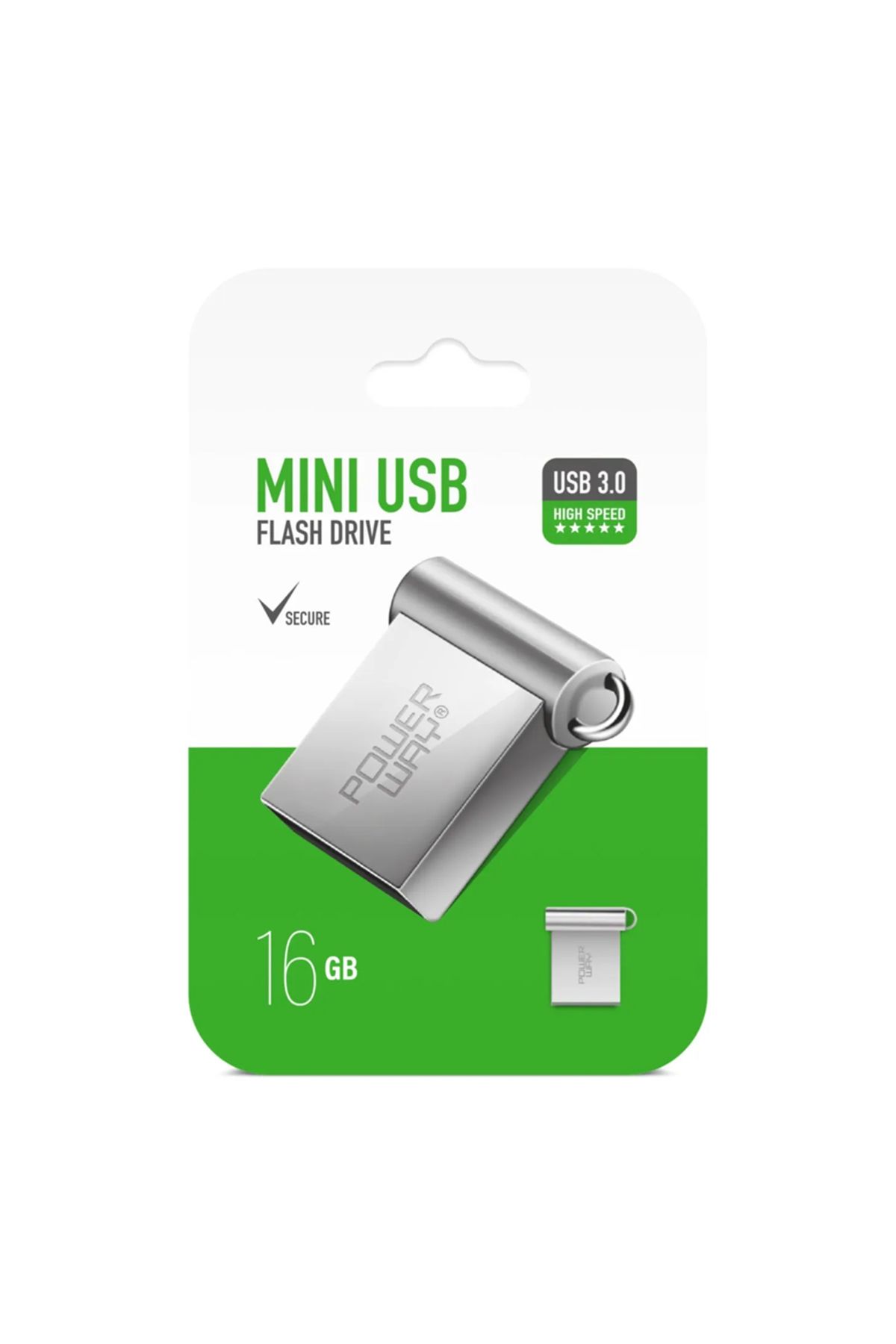 Epatim 16 Gb Usb 3.0 Metal Mini Flash Bellek