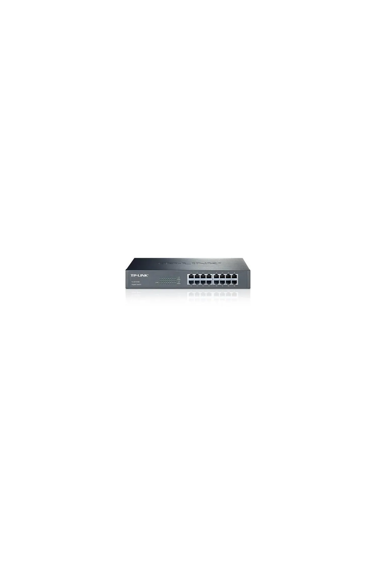 TP-Link 16 Port 10-100-1000  Switch Çelik Kasa Rack Mount  Enerji Tasarruflu Gigabit Switch Uyumlu