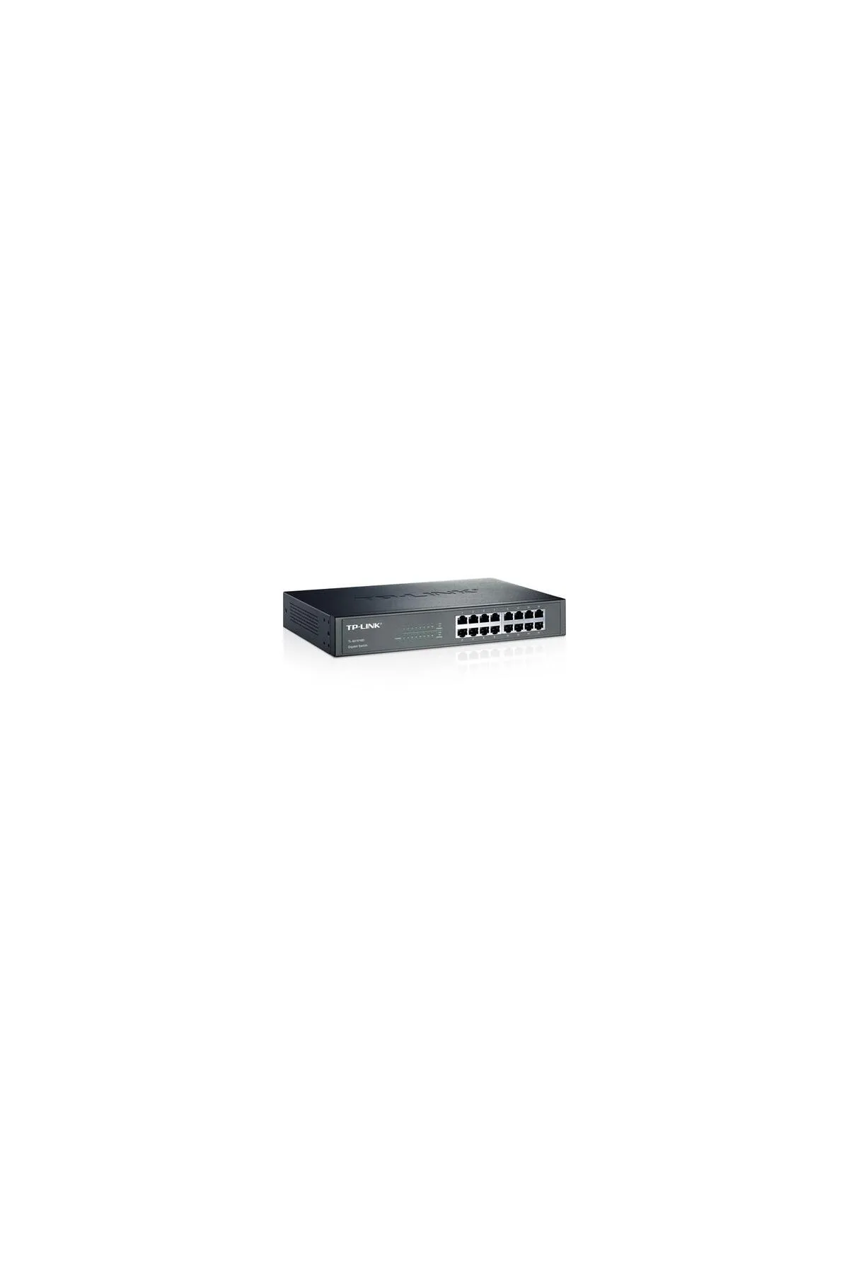 TP-Link 16 Port 10-100-1000  Switch Çelik Kasa Rack Mount  Enerji Tasarruflu Gigabit Switch Uyumlu