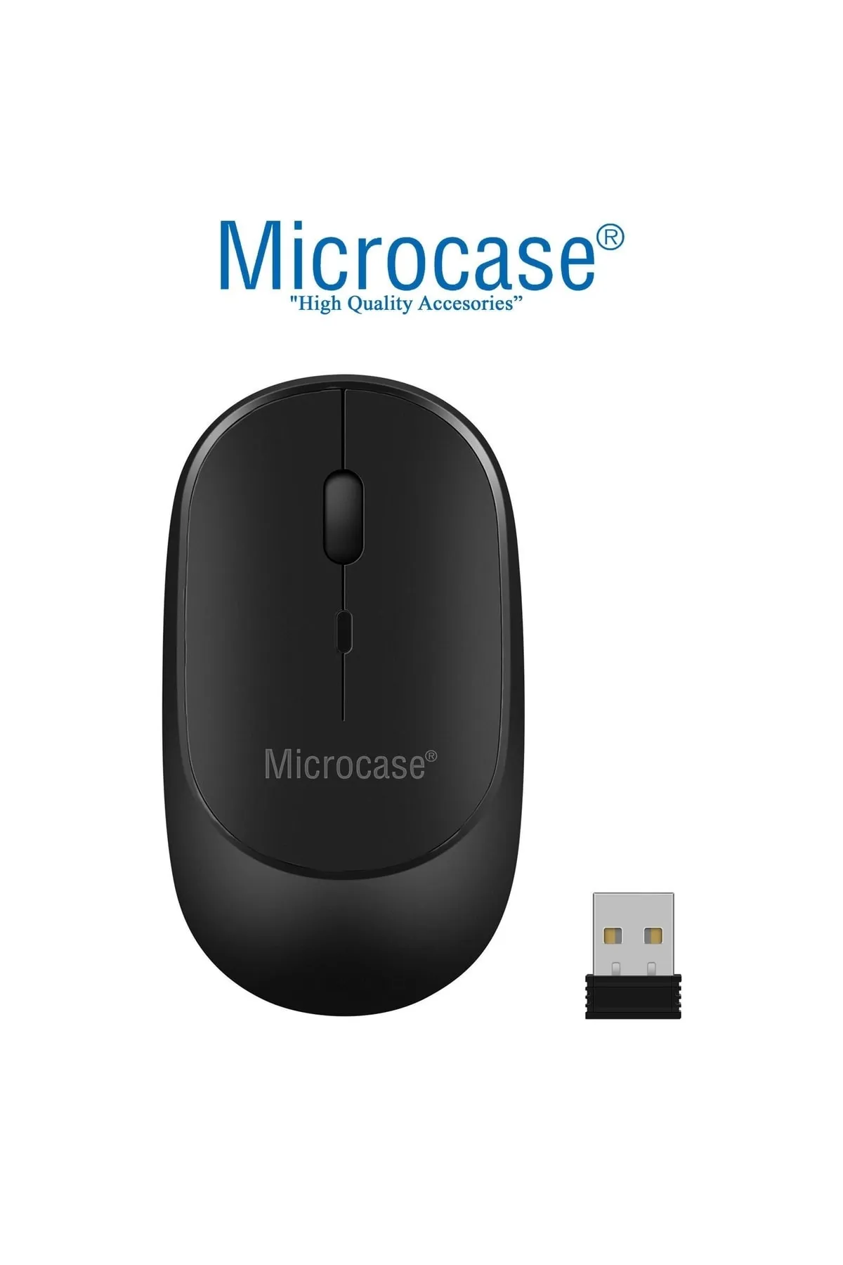 Microcase 1600 Dpı Şarj Edilebilir 2.4 Ghz Bluetooth Kablosuz Mouse - Al2674 Siyah