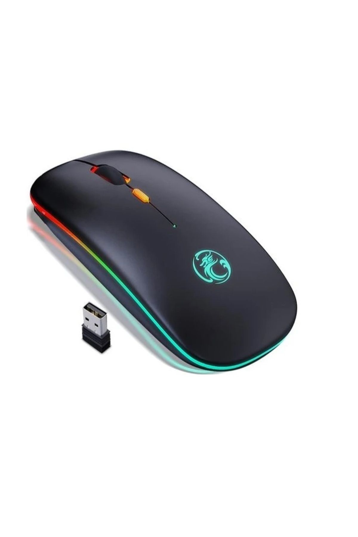 CAFELE 1600dpi Rgb Işıklı Şarjlı Oyuncu Gamer Kablosuz Mouse Fare