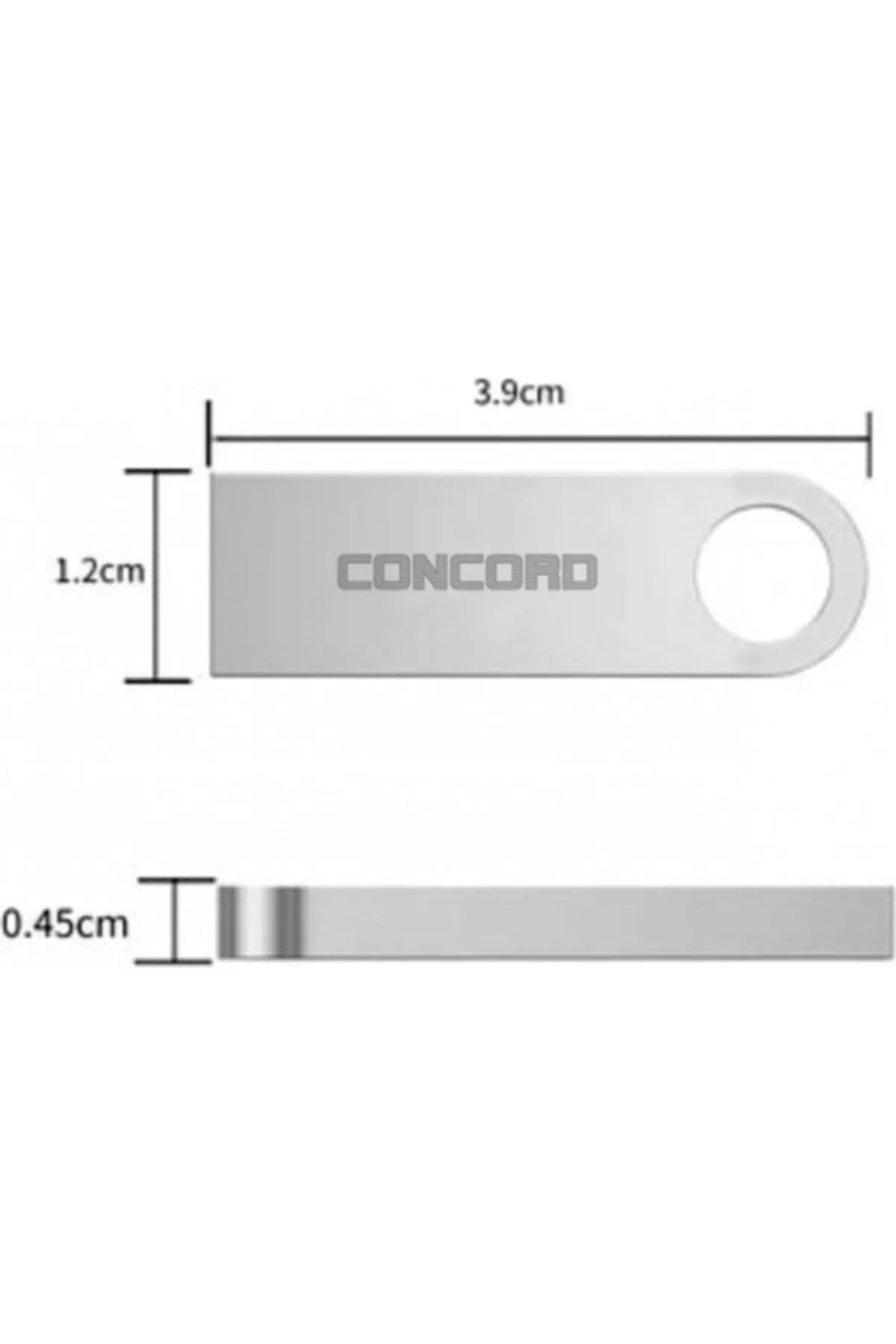 Concord 16gb Metal Cep 2.0 Flash Bellek C-u16