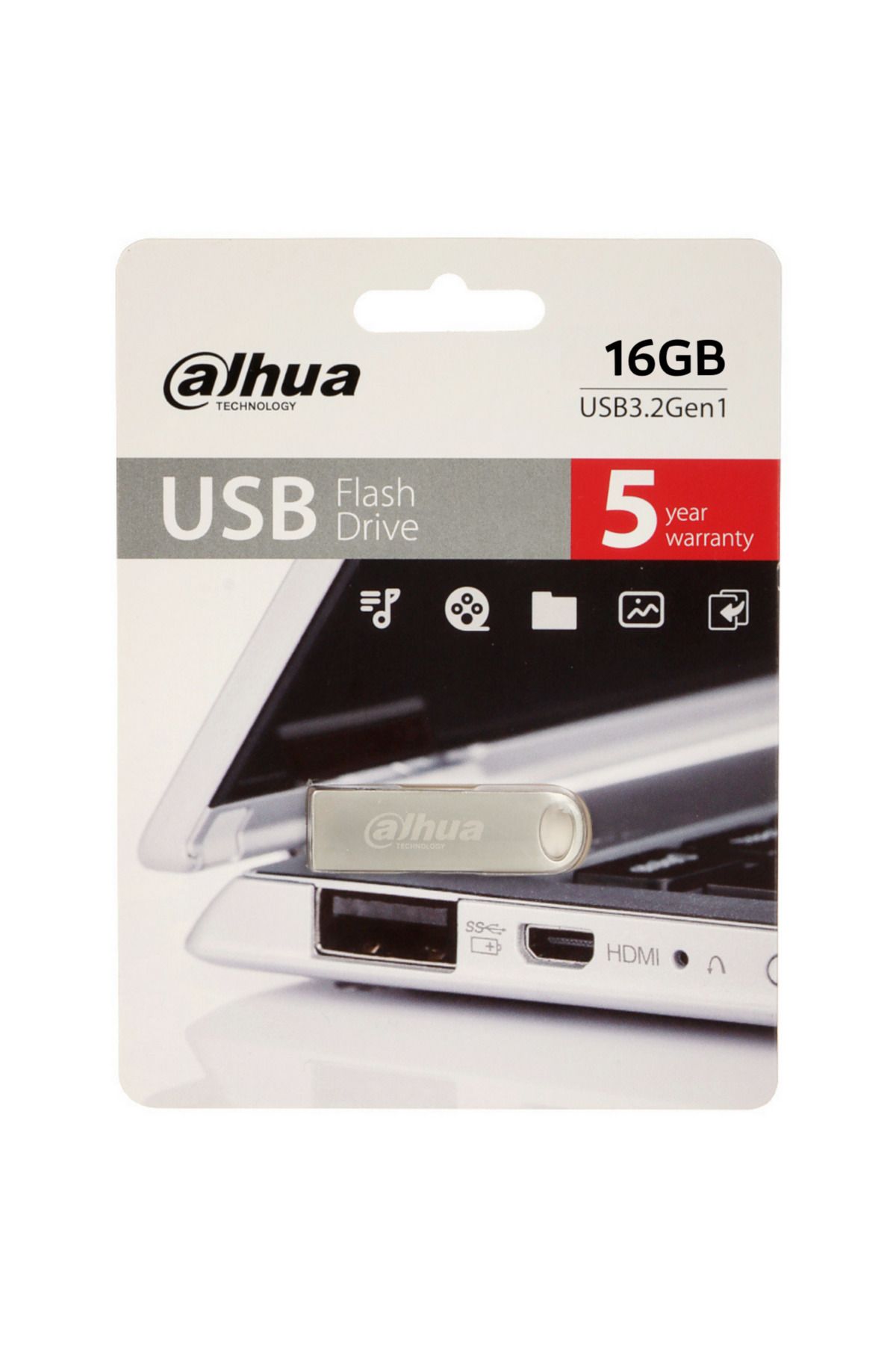 Dahua 16gb Metal Usb3.2 Flash Usb Bellek U106 Gri