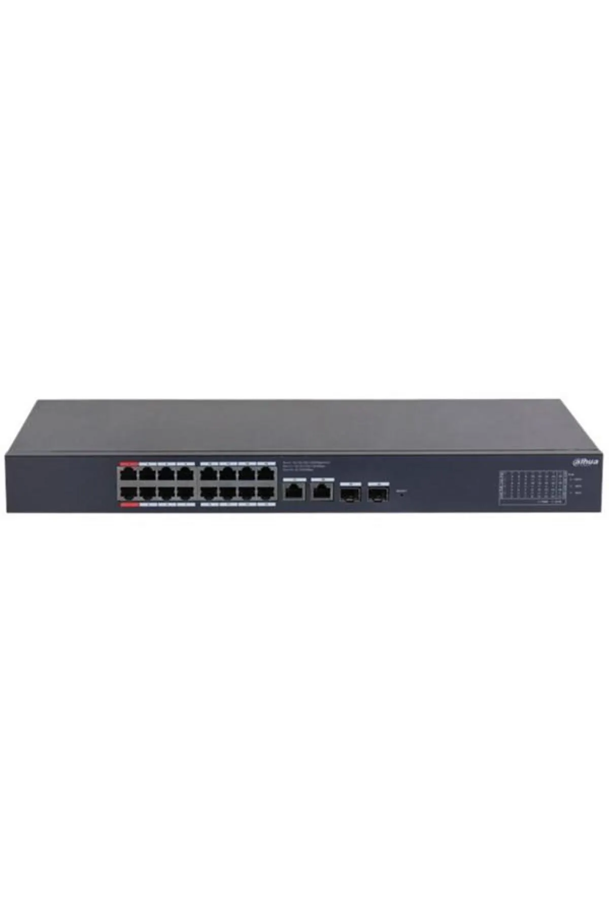 Dahua 16port Cs4220-16gt-240 Gıgabıt 2-sfp 240w Cloud Poe Swıtch