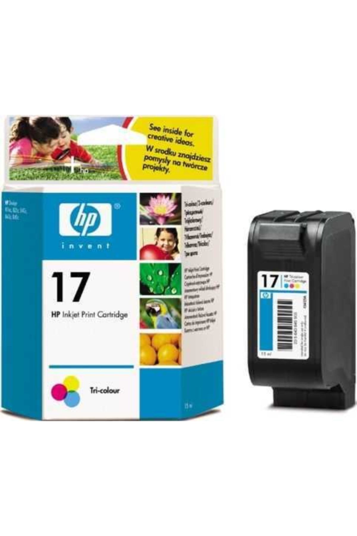 HP 17 Orjinal Renkli Kartuş C6625a