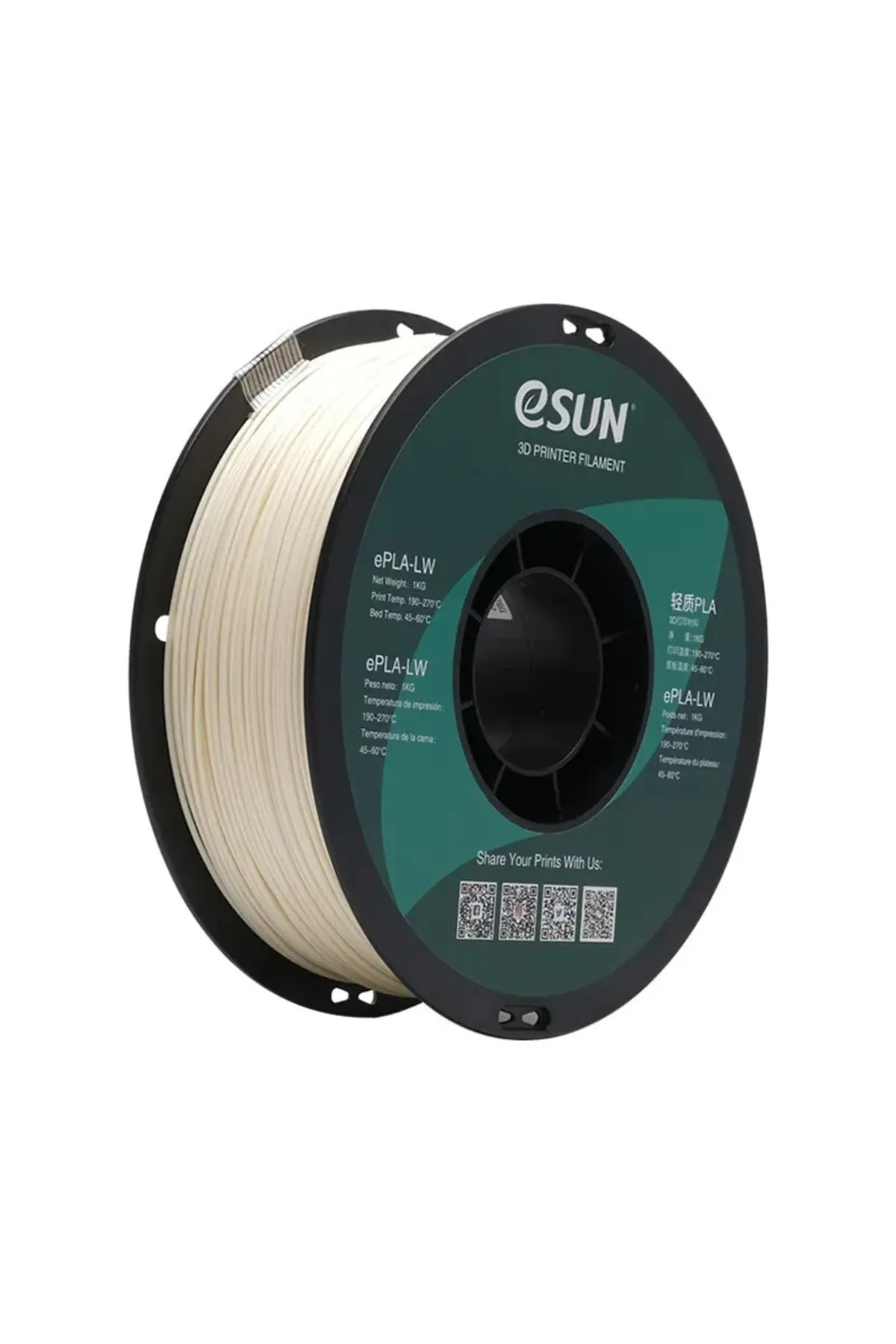 eSun 1,75 Mm Epla-lw Natürel Filament (1 Kg)