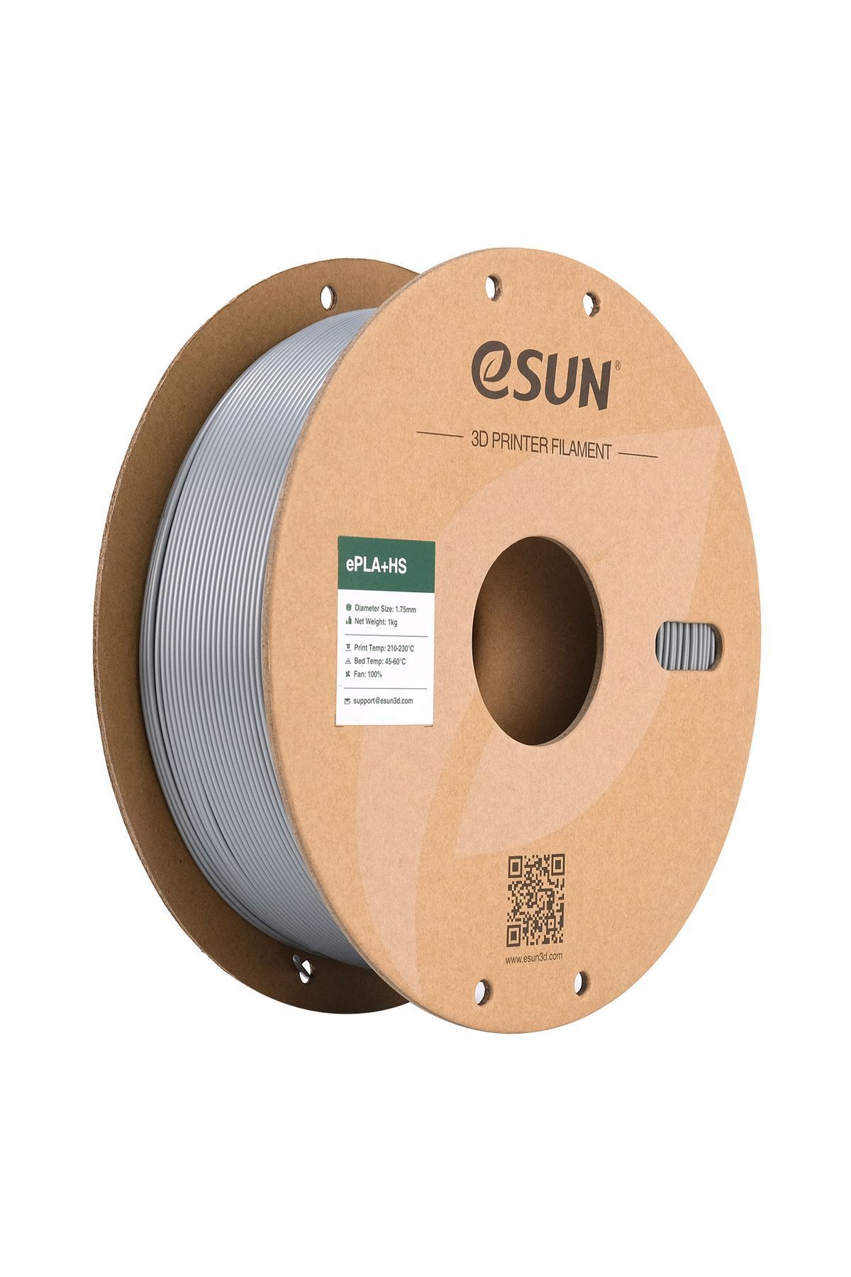 eSun 1,75 mm ePLA+HS Gümüş Rengi Filament 1 KG