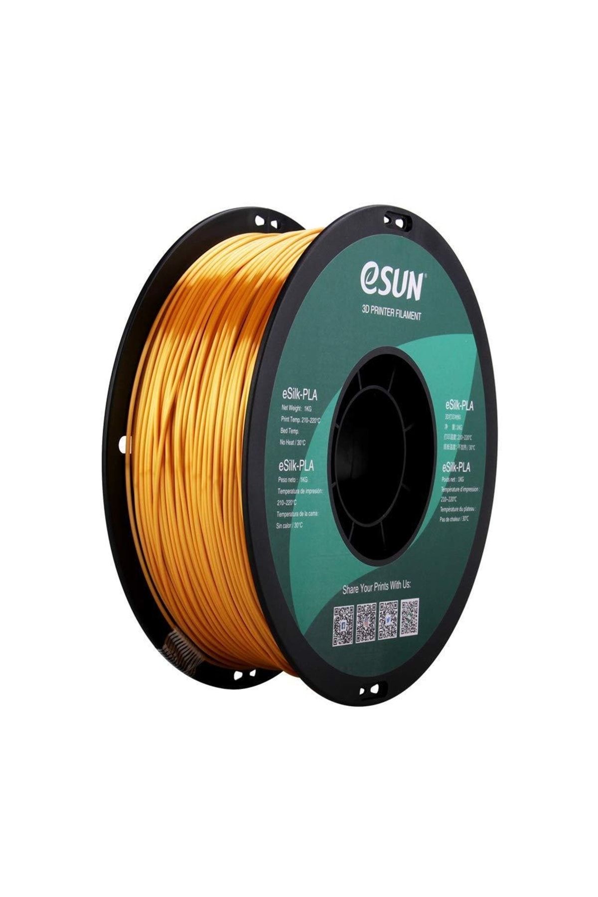 eSun 1,75 Mm Esilk-pla Altın Filament 1 kg