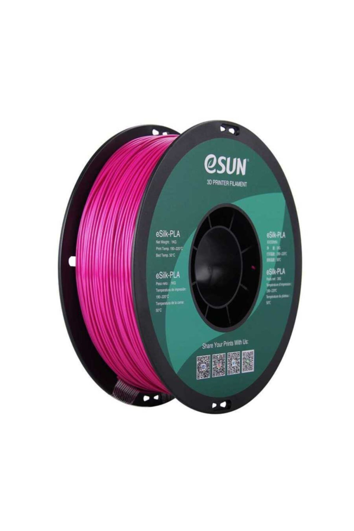 eSun 1,75 Mm Esilk-pla Menekşe Rengi Filament (1 KG)