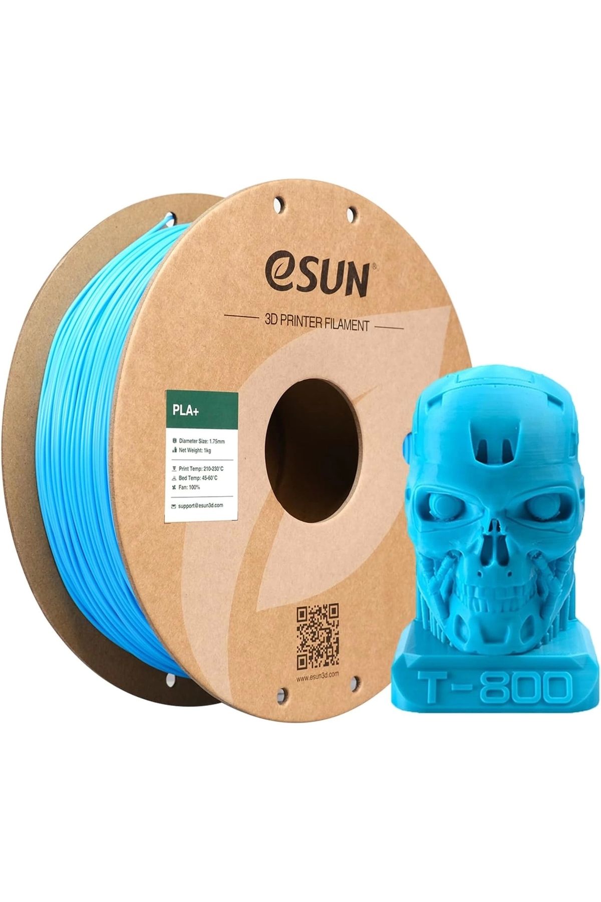 eSun 1,75 Mm Pla Plus (pla ) Açık Mavi Filament (1 KG)