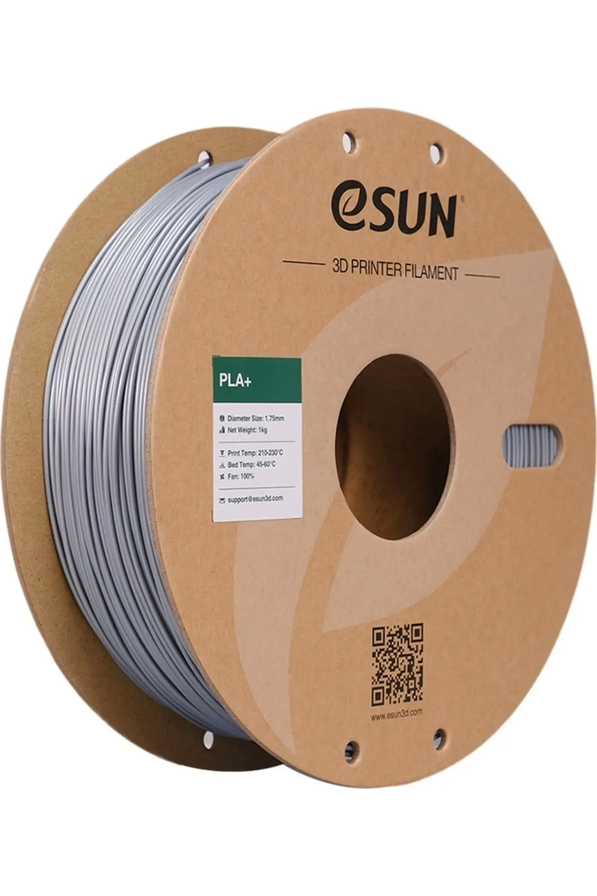 eSun 1,75 Mm Pla Plus (pla ) Gümüş Filament (1 KG)