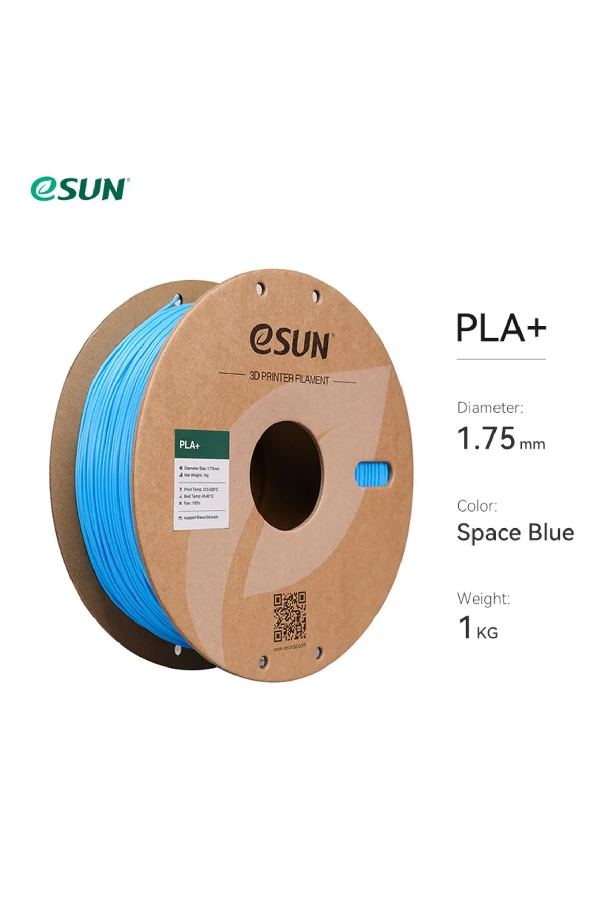 eSun 1,75 mm PLA Plus (PLA+) Uzay Mavisi Filament (1 KG)