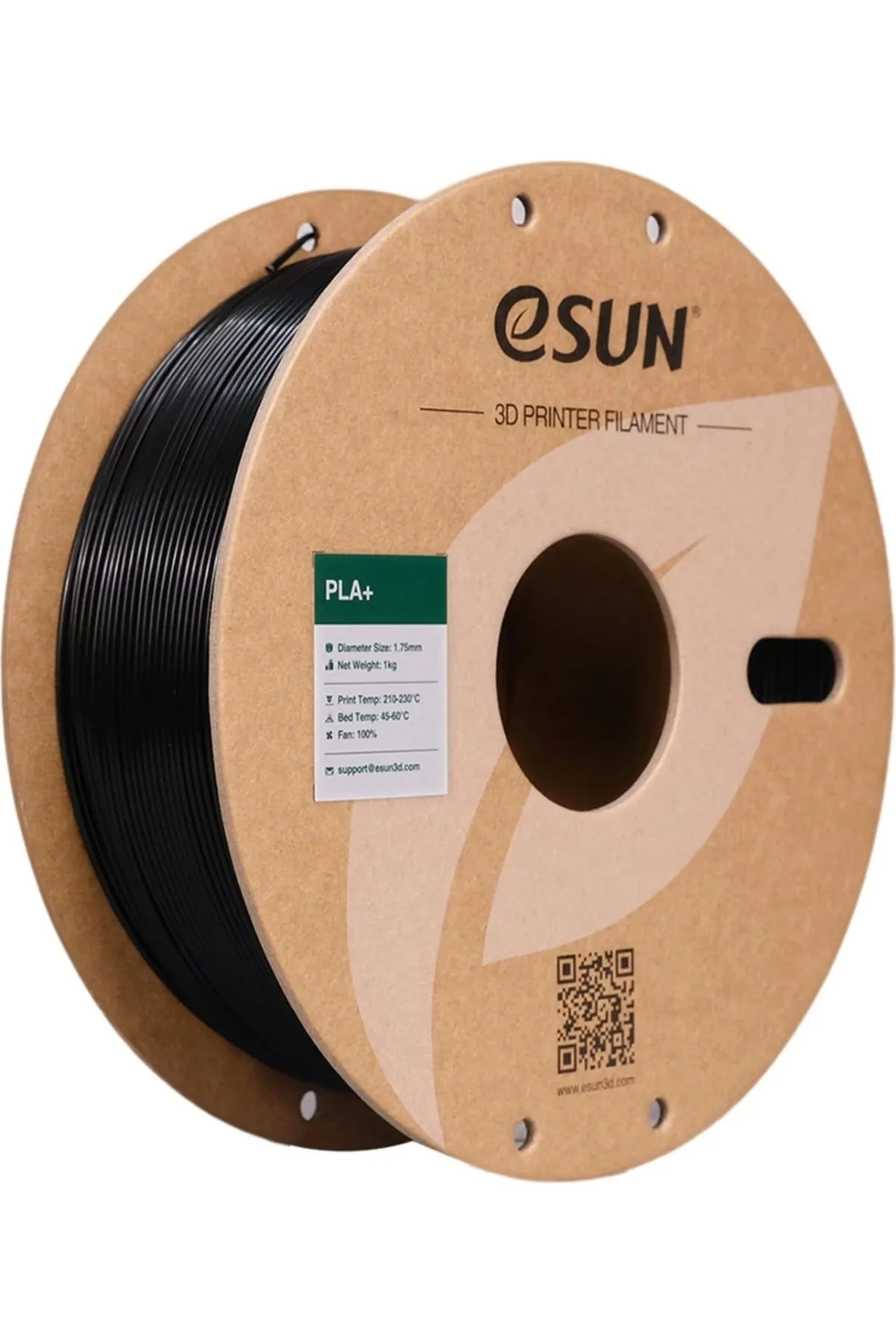 eSun 1.75 Mm Pla Plus Siyah Filament (1 KG)