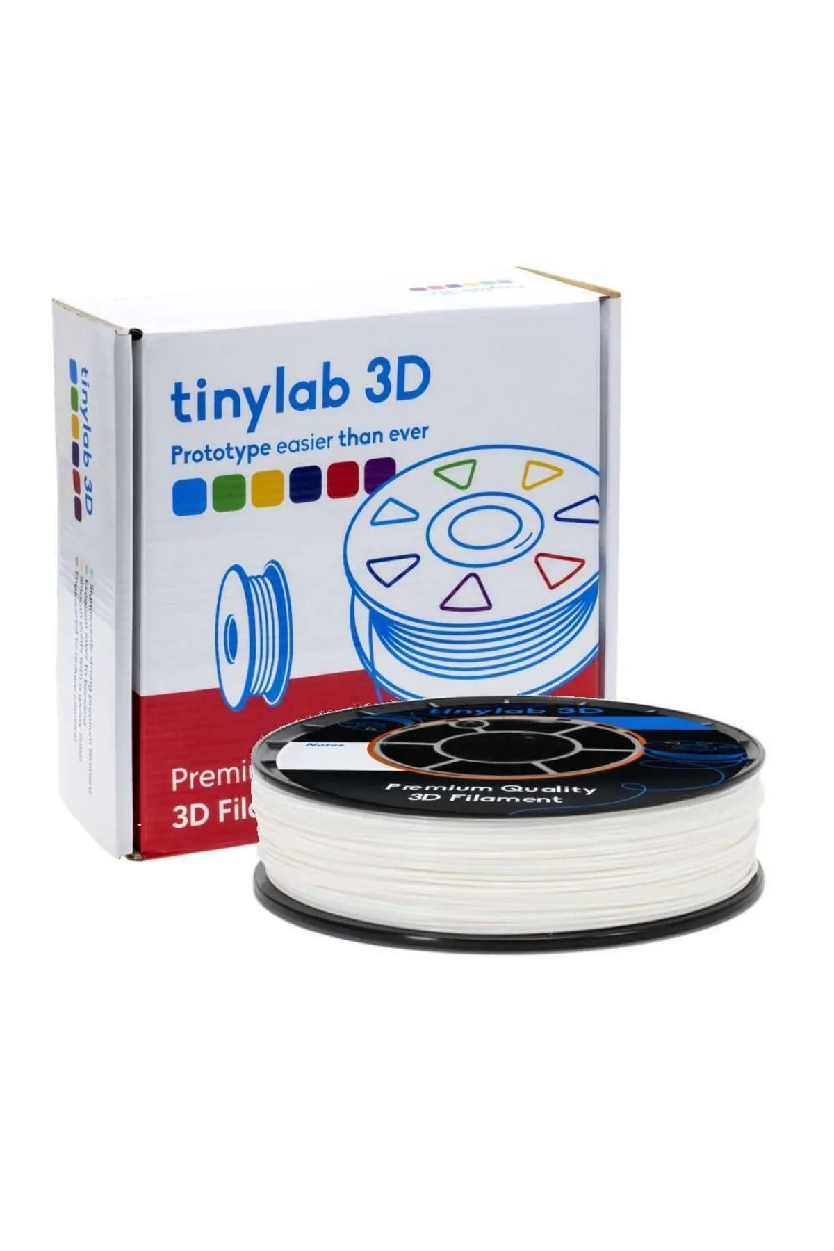 tinylab 3d 1.75mm 1000gr Beyaz Abs Filament Yüksek Kalite, Isı Dayanımı, Sorunsuz Yapışma