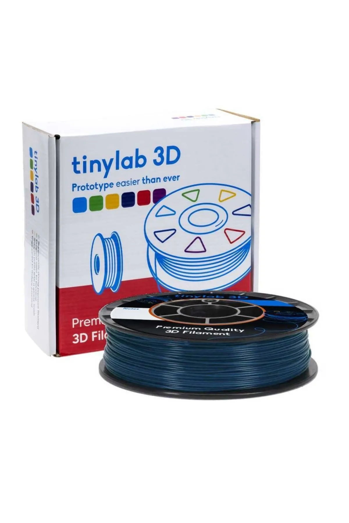 tinylab 3d 1.75mm 1000gr Koyu Mavi Pla Filament Yüksek Kalite, Çevre Dostu, Mükemmel Yapışma