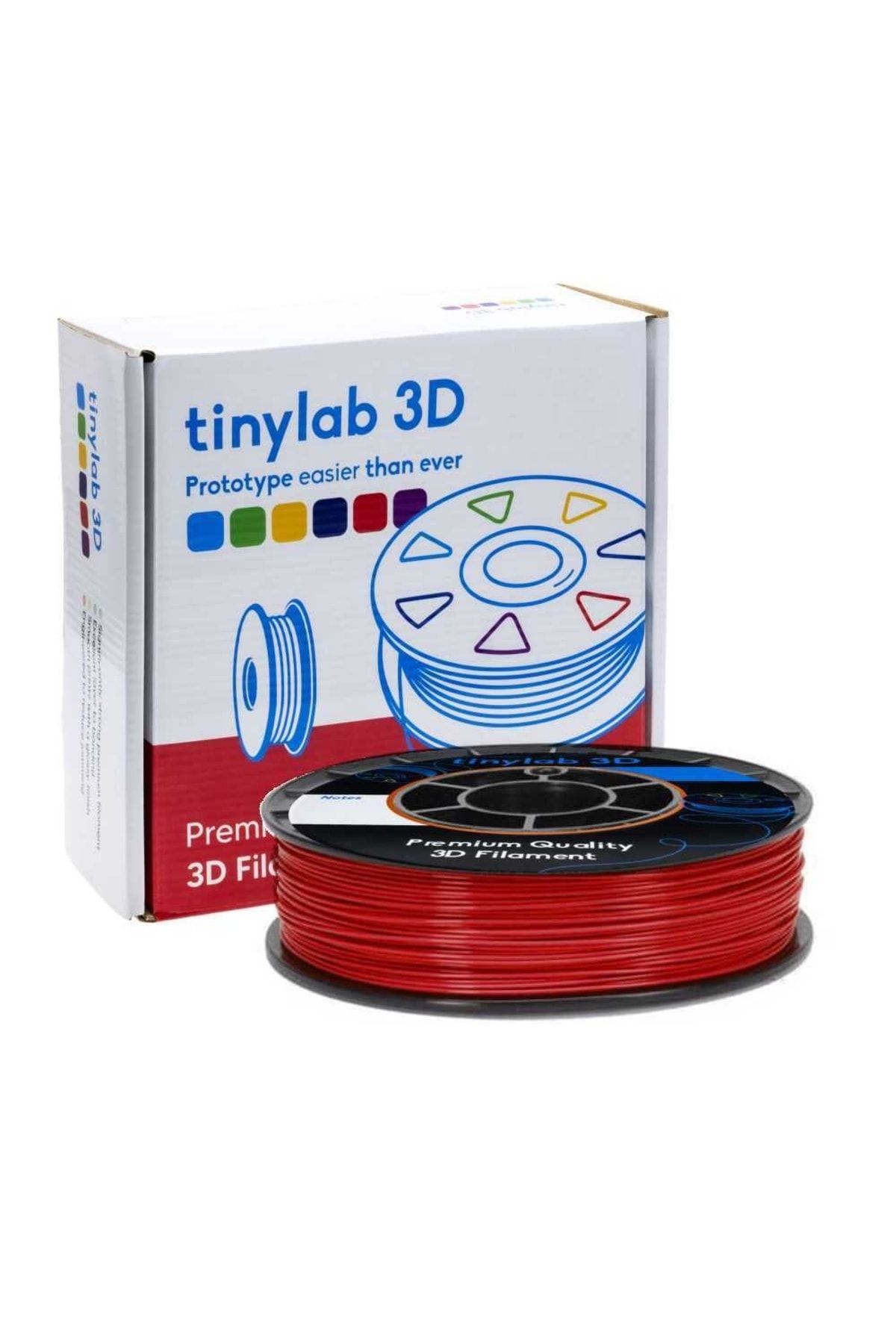 tinylab 3d 1.75mm 1000gr Kırmızı Abs Filament Yüksek Kalite, Isı Dayanımı, Sorunsuz Yapışma