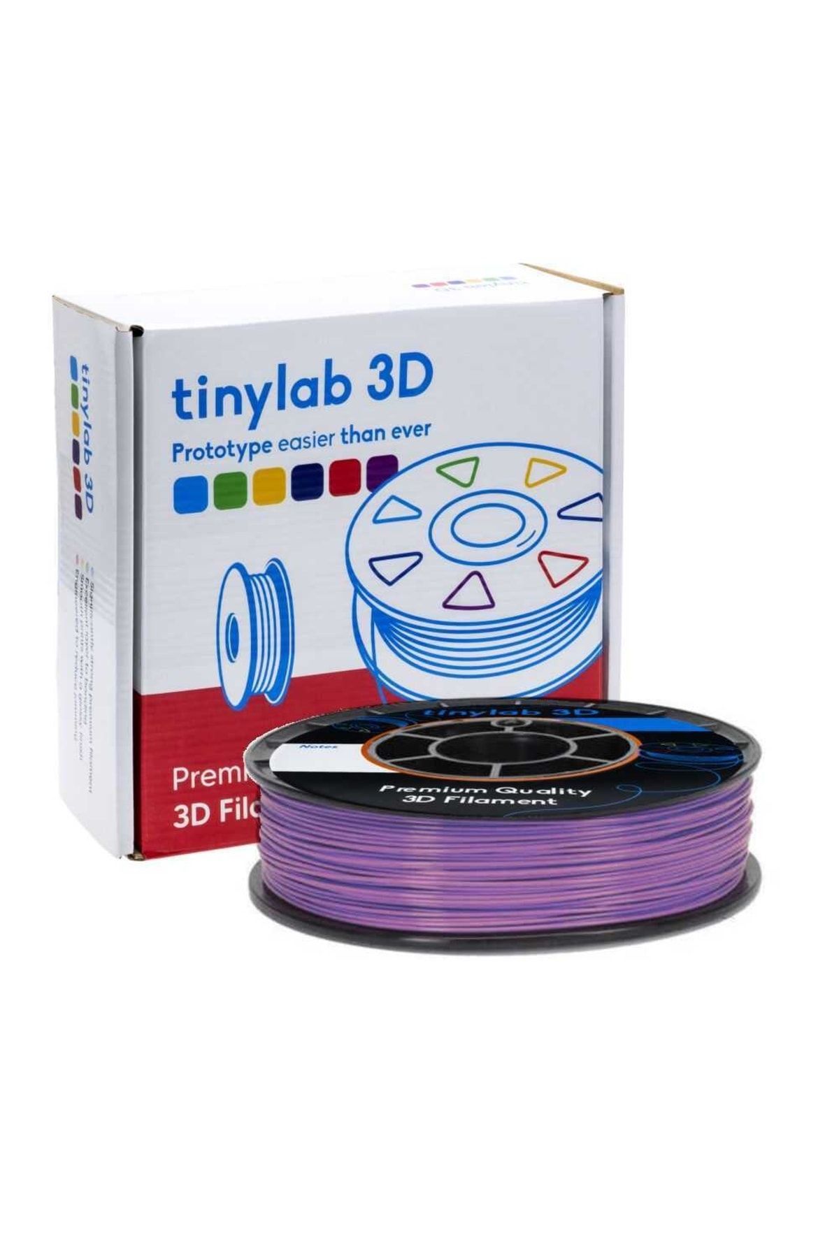 tinylab 3d 1.75mm 1000gr Mor Pla Filament Yüksek Kalite, Çevre Dostu, Mükemmel Yapışma