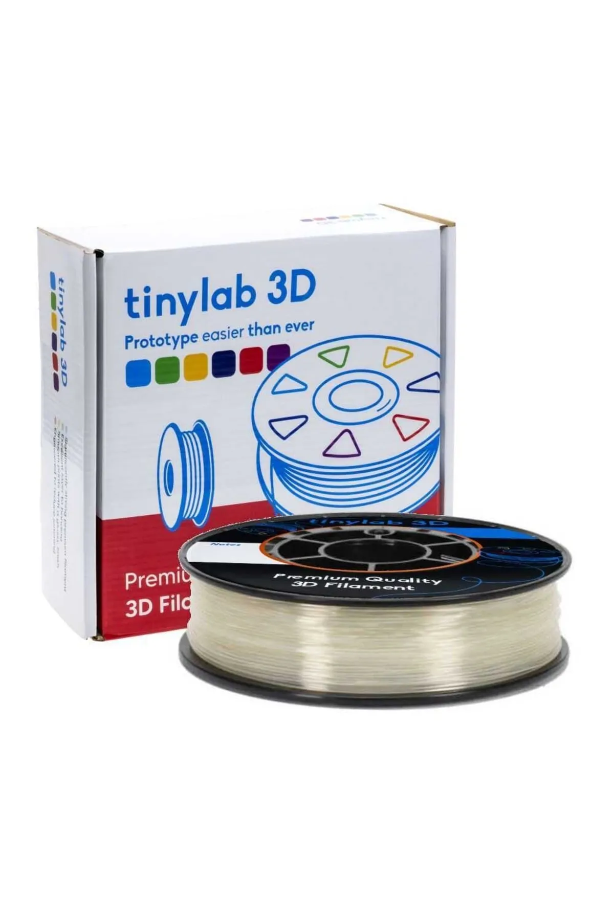 tinylab 3d 1.75mm 1000gr Naturel Pla Filament Yüksek Kalite, Çevre Dostu, Pürüzsüz Yüzey