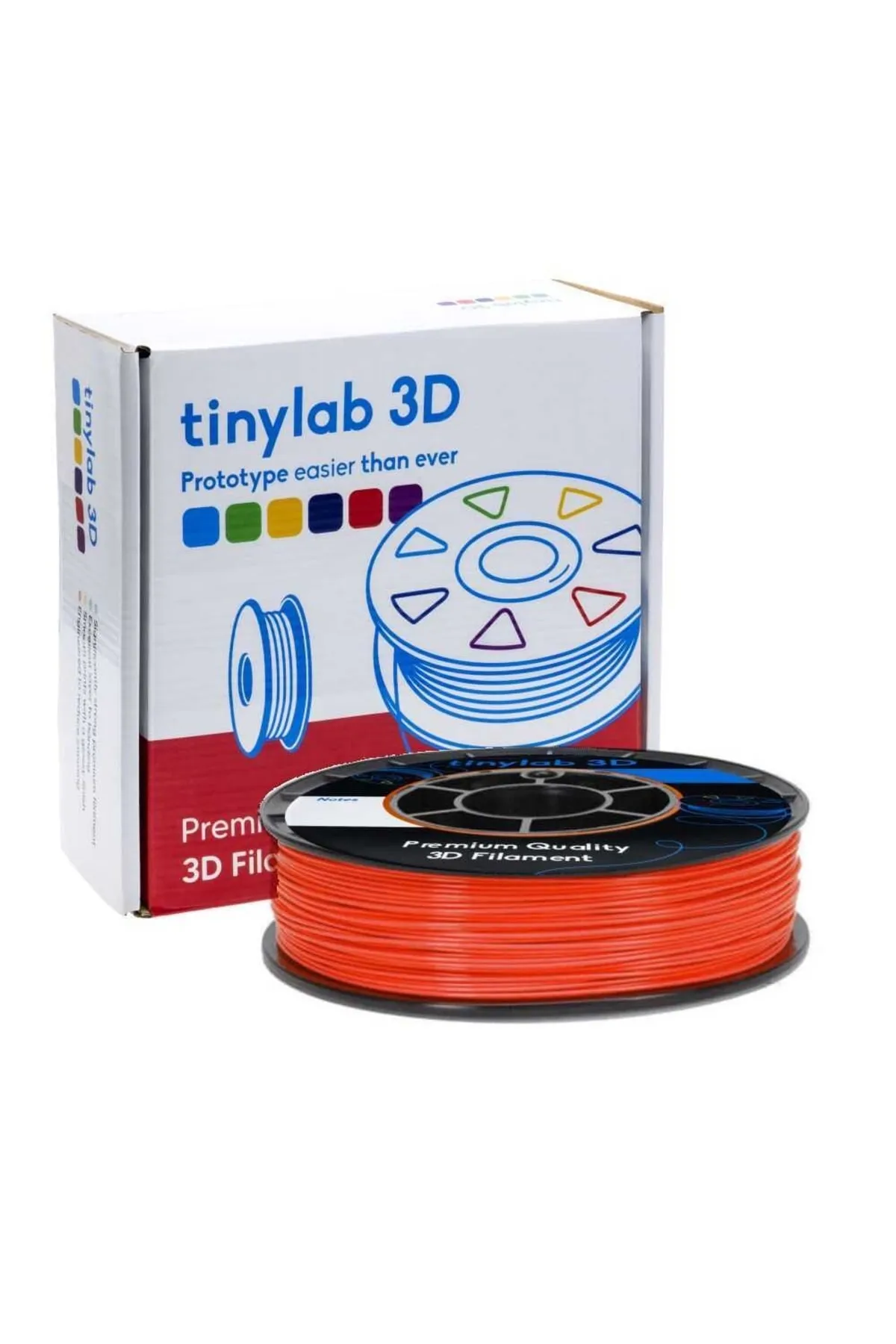 tinylab 3d 1.75mm 1000gr Turuncu Abs Filament Yüksek Kalite, Isı Dayanımı, Sorunsuz Yapışma