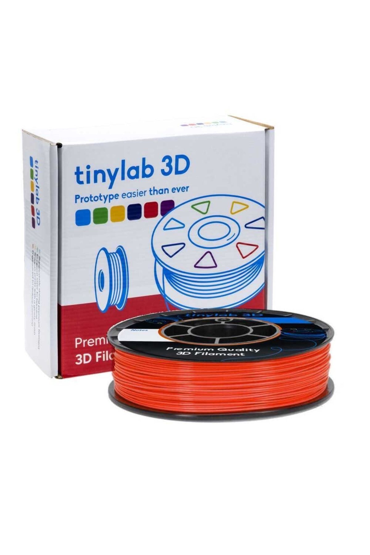 tinylab 3d 1.75mm 1000gr Turuncu Pla Filament Yüksek Kalite, Çevre Dostu, Mükemmel Yapışma