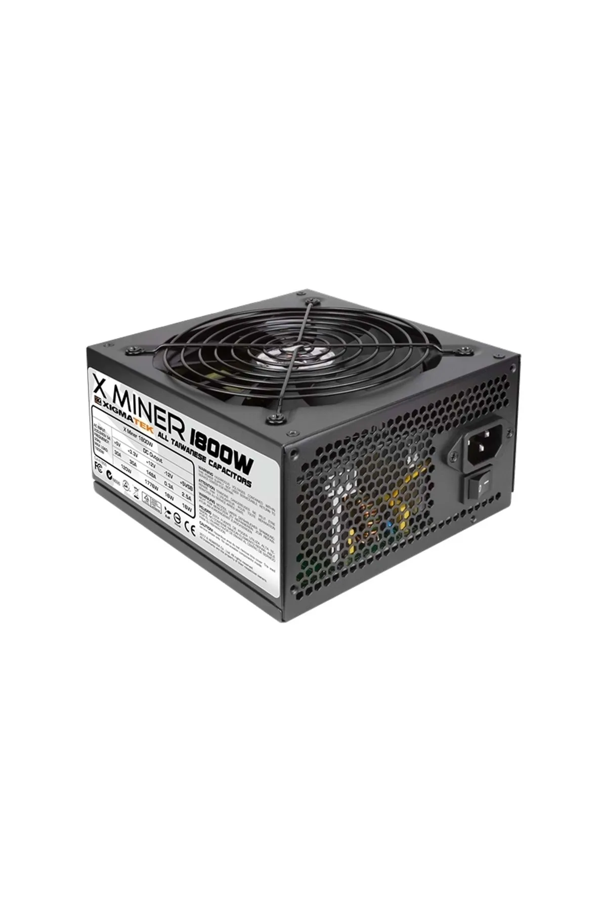 Xigmatek 1800w 92 Mıner Bt-1800w En9757 X 14cm Fanlı Mınıng Power Supply