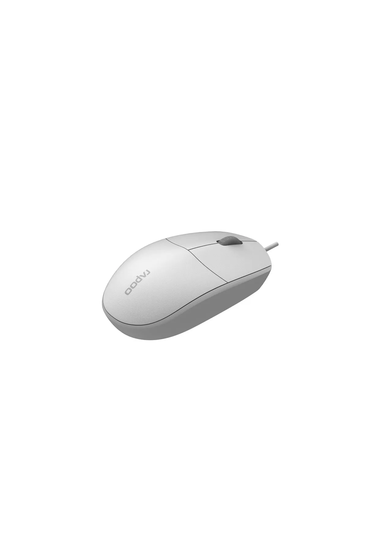 Rapoo 18102-rp N100 1600dpı Her Iki El Ile Kullanılabilen Usb Beyaz Mouse