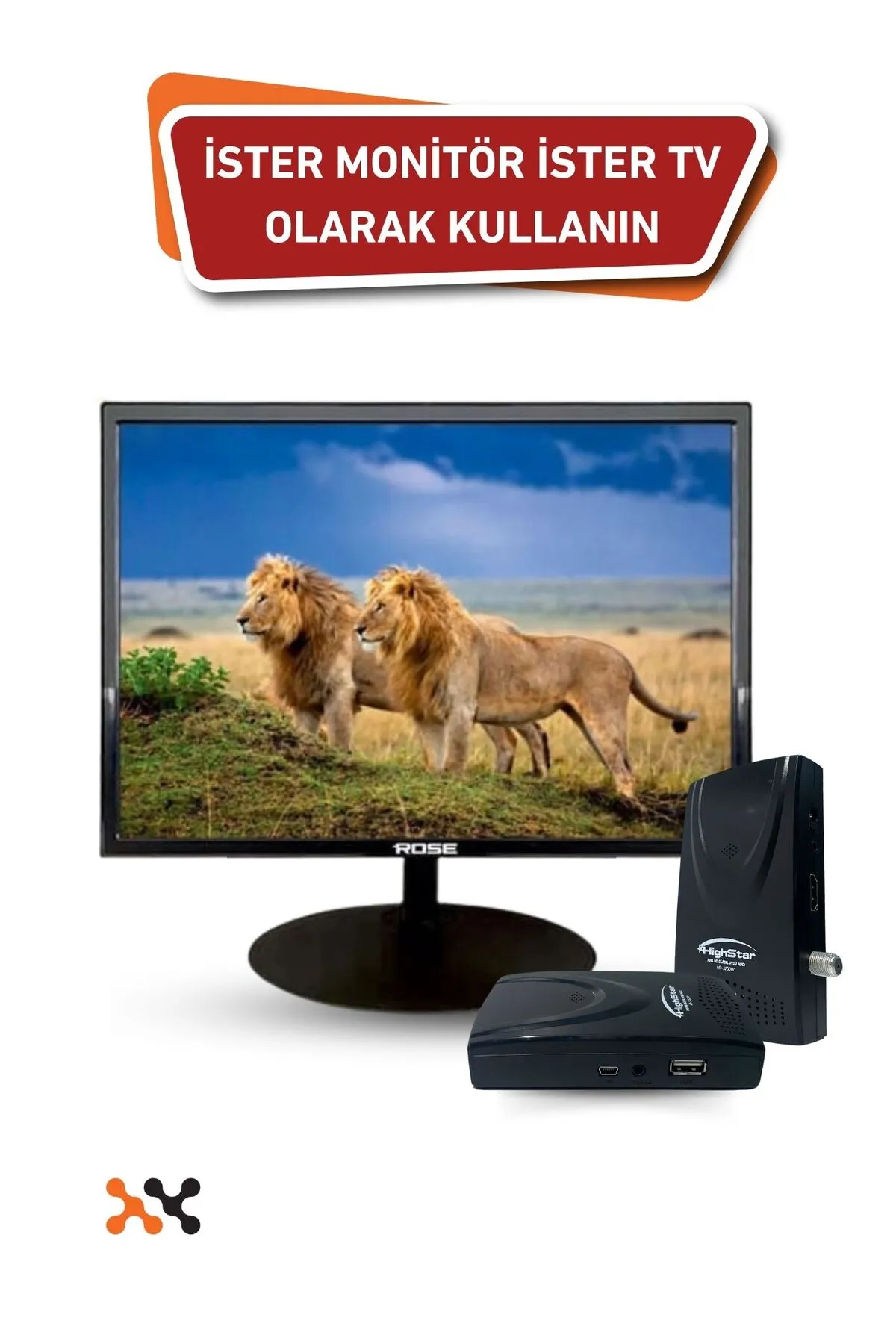 Rose 19" 49 Ekran 12v Full Hd Karavan - Tekne - Yat Lcd Monitör Tv Ve Highstar Dahili Wifili Uydu Alıcısı