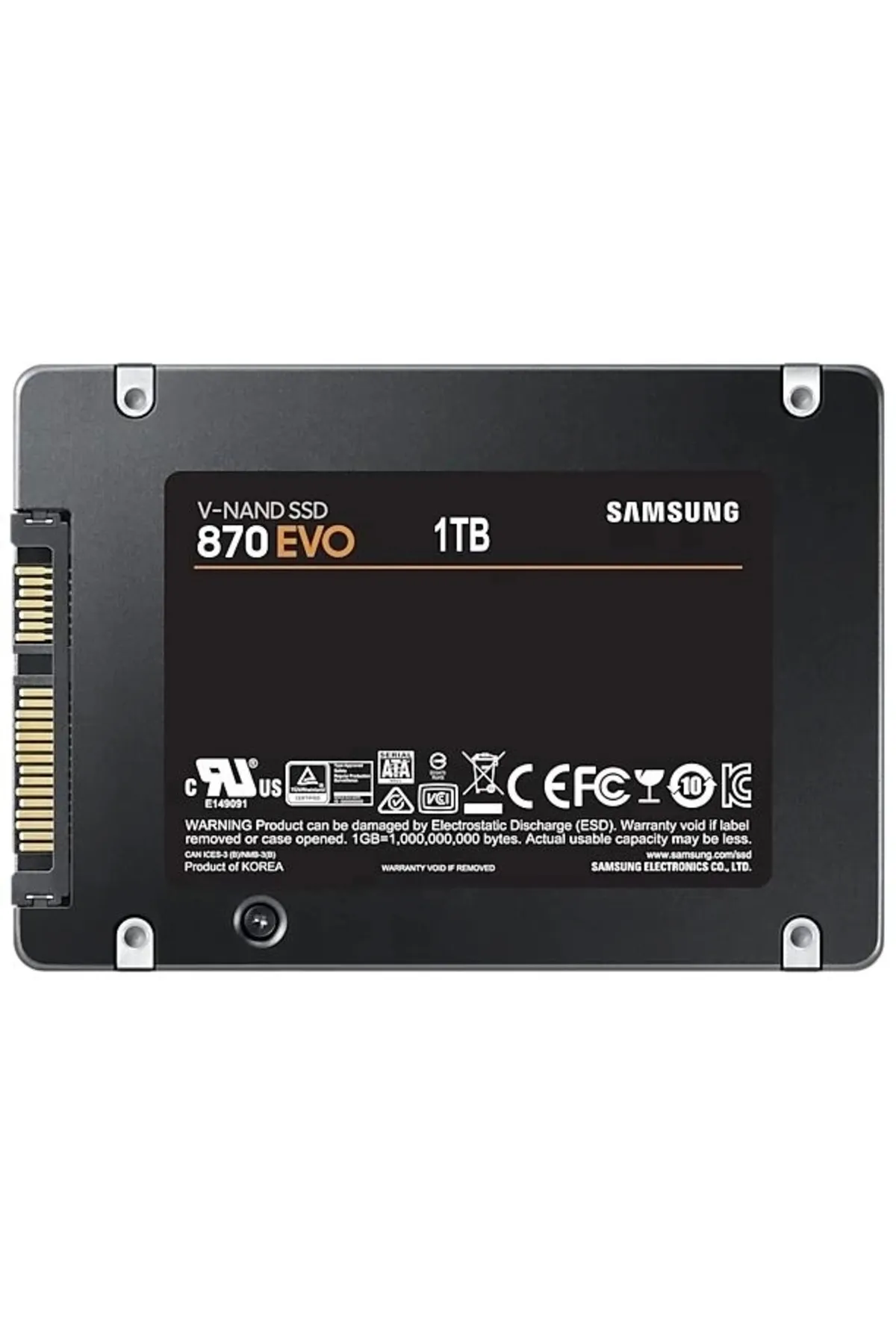 Samsung 1tb 870 560/530mb/s Evo Mz-77e1t0bw Ssd (RESMİ DİSTRİBÜTÖR GARANTİLİ)