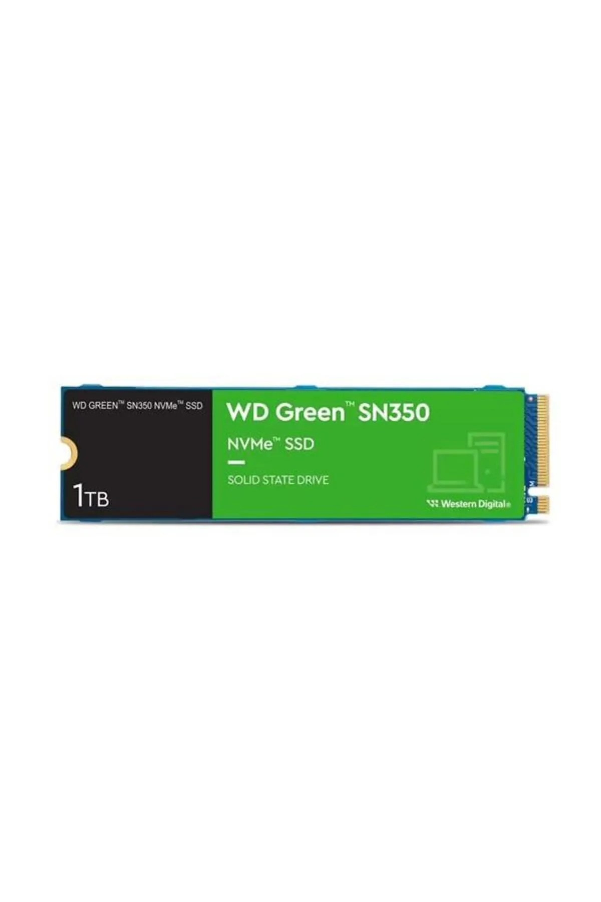 WD 1tb Green Sn350 S100t3g0c 2400-1850mb/s M2 Nvme Gen3 Disk