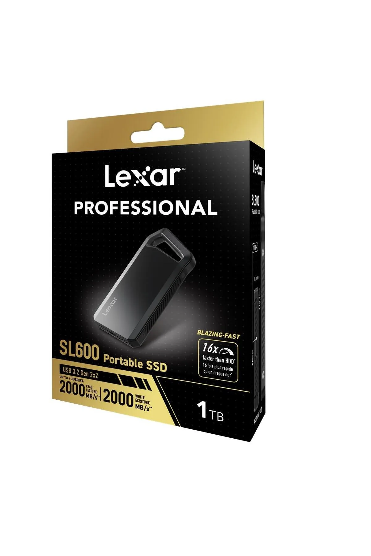 Lexar 1TB LSL600X001T-RNBNG EXT.SSD 1TB USB3.2 GEN2X2 UP TO 2000MB/S READ AND 2000MB/S WRITE