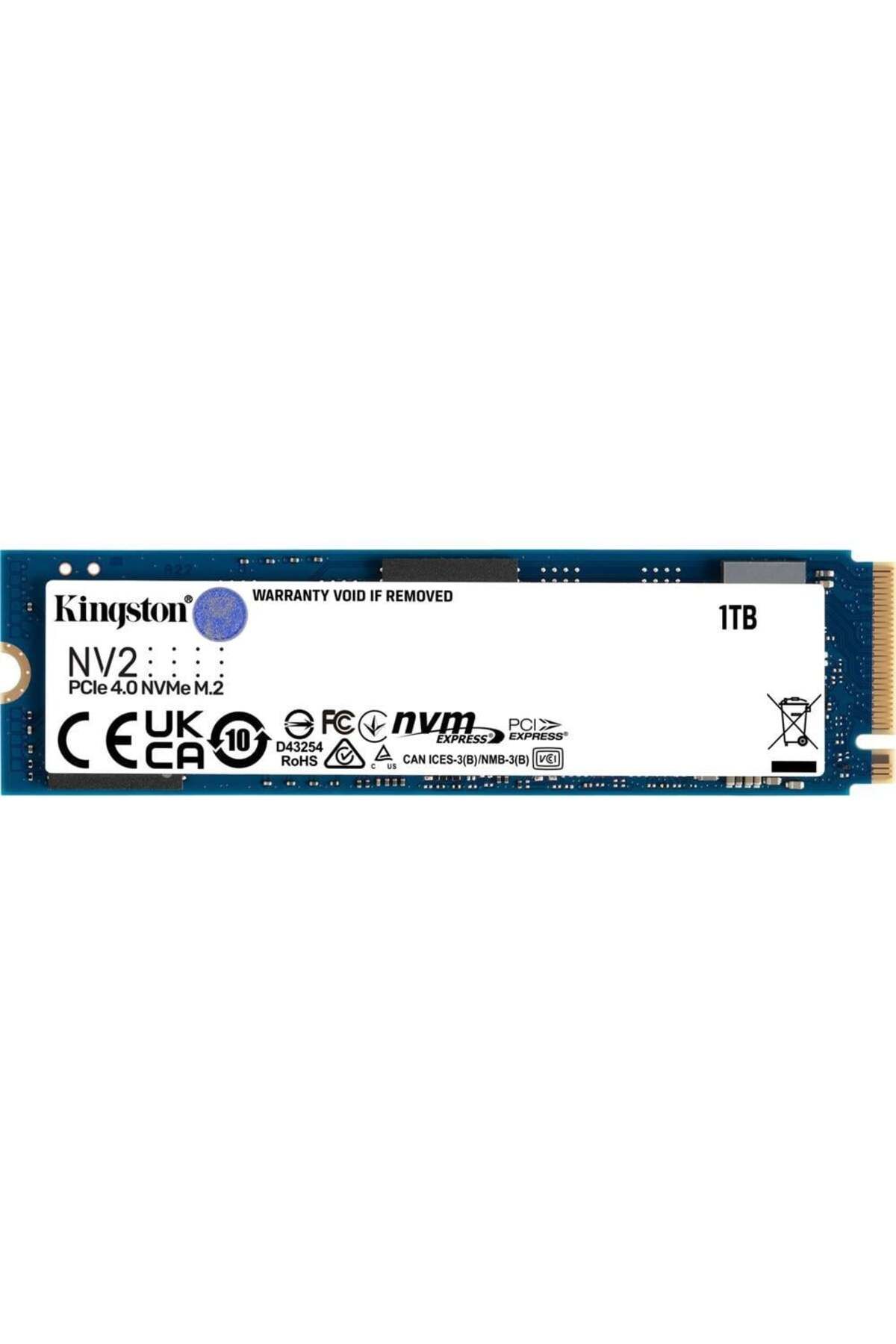 Kingston 1tb Nv2 3500mb-2100mbs Nvme Pcie M2 Ssd Snv2s-1000g Disk