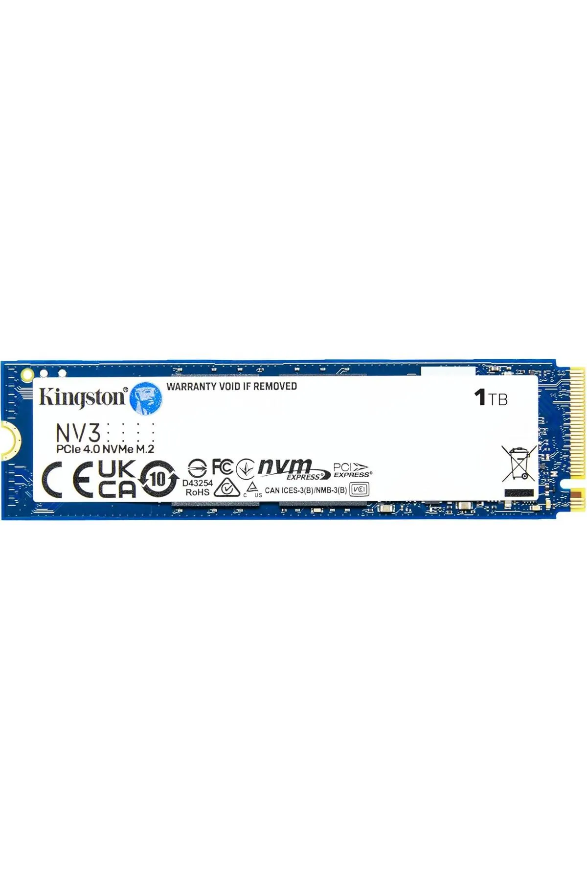 Kingston 1tb Nv3 M.2 2280 Nvme Ssd | Pcıe 4.0 Gen 4x4 | Up To 6000 Mb-s | Snv3s-1000g