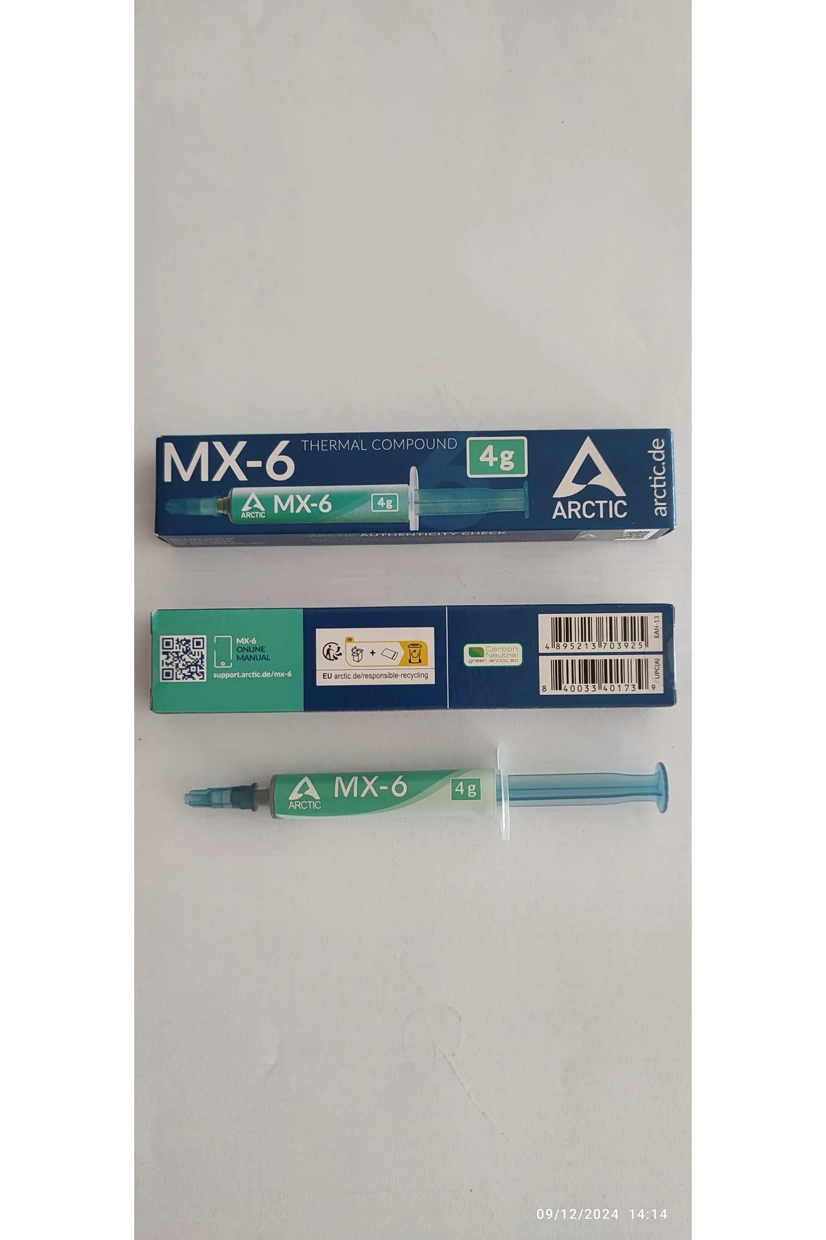 SONREYON 2 Adet Arctic Mx-6 Termal Macun 4 gram 7.5w/mk ( Yüksek Performans )