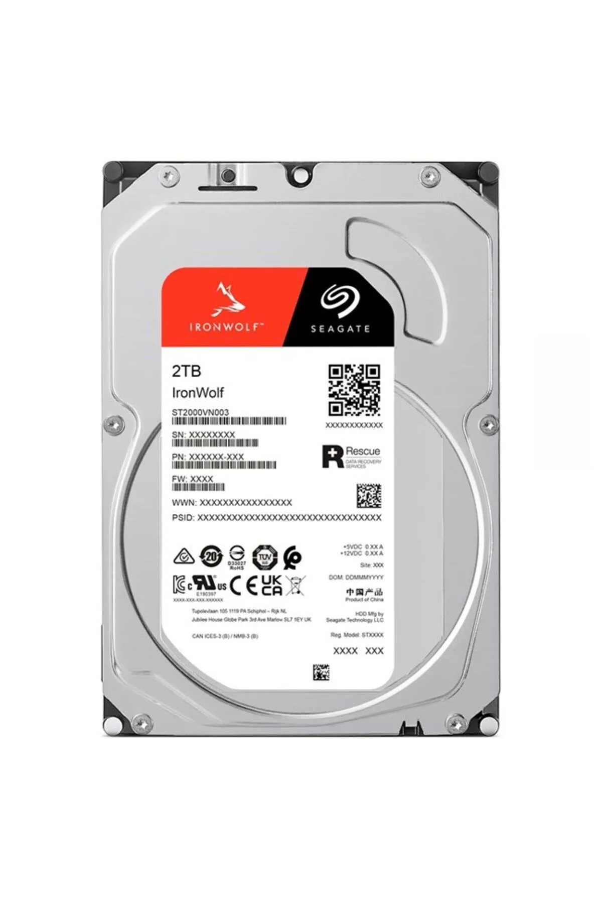 Seagate 2 TB SEAGATE 3.5 IRONWOLF SATA3 5400RPM 256MB ST2000VN003 (3 YIL RESMI DIST GARANTILI)