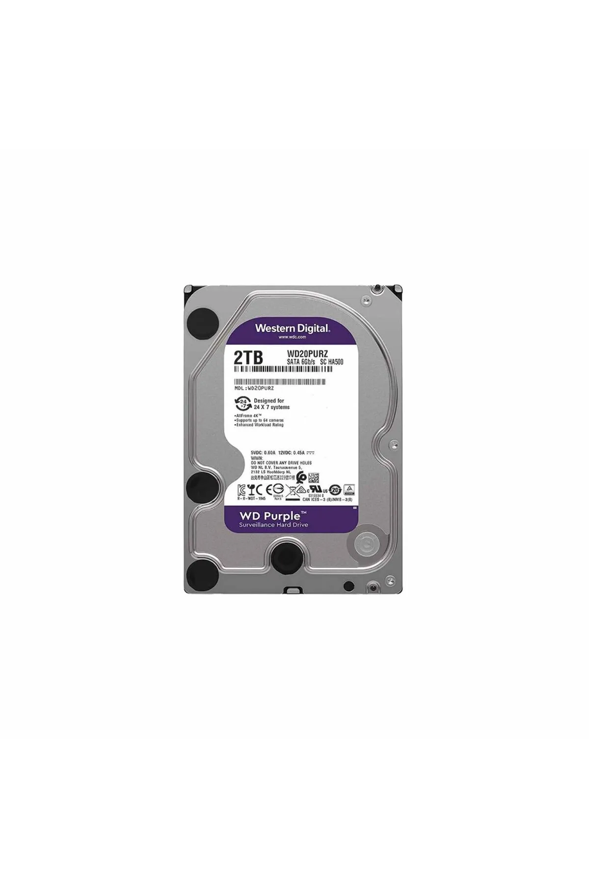 Genel Markalar 2 TB Seagate-WD 3.5 İNÇ 7/24 7200RPM Kurumsal Güvenlik Harddiski