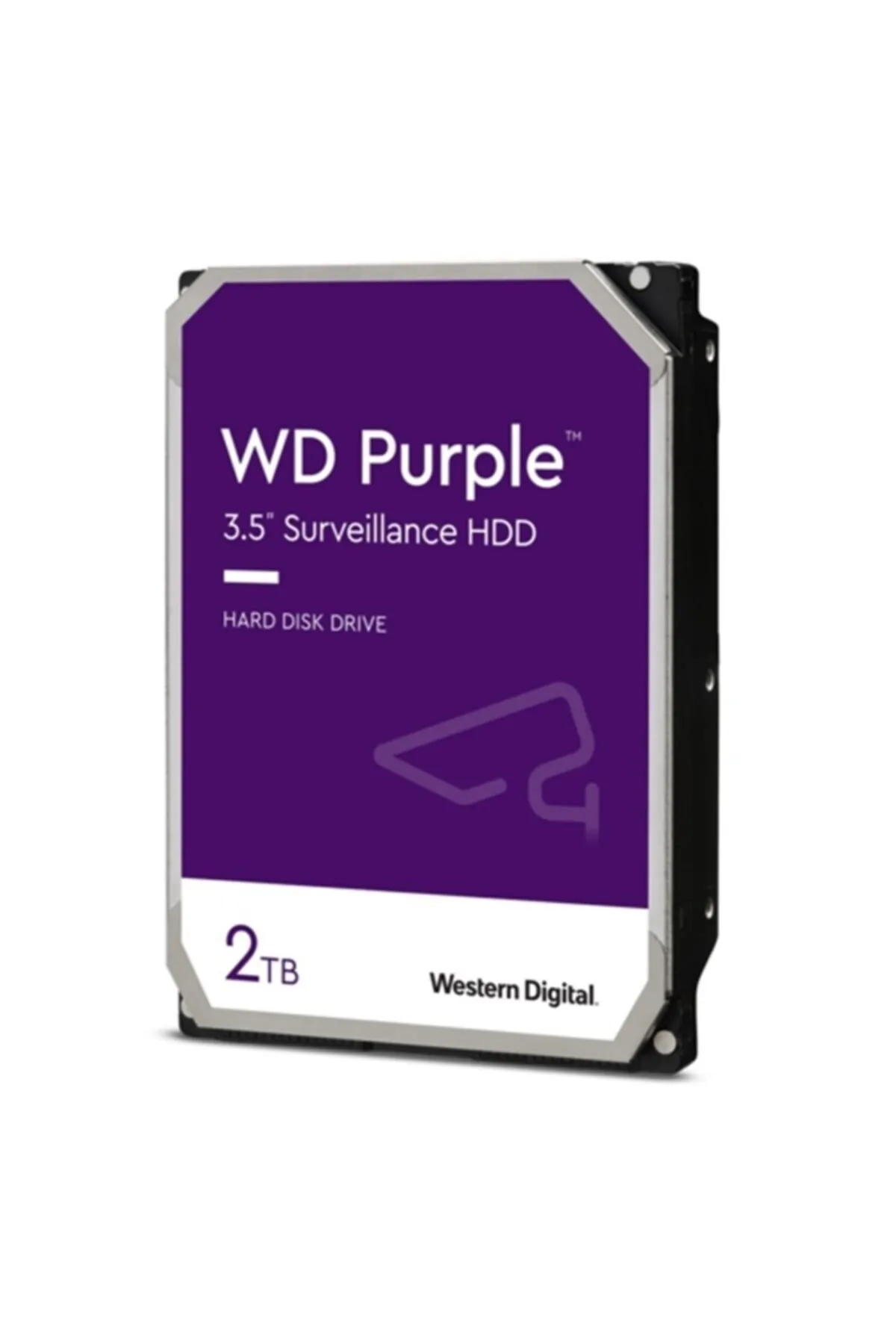 WD 2 Tb Wd 3.5 Purple Sata3 5400rpm 64mb 7/24 Guvenlık Wd22purz (3 YIL RESMI DIST GARANTILI)