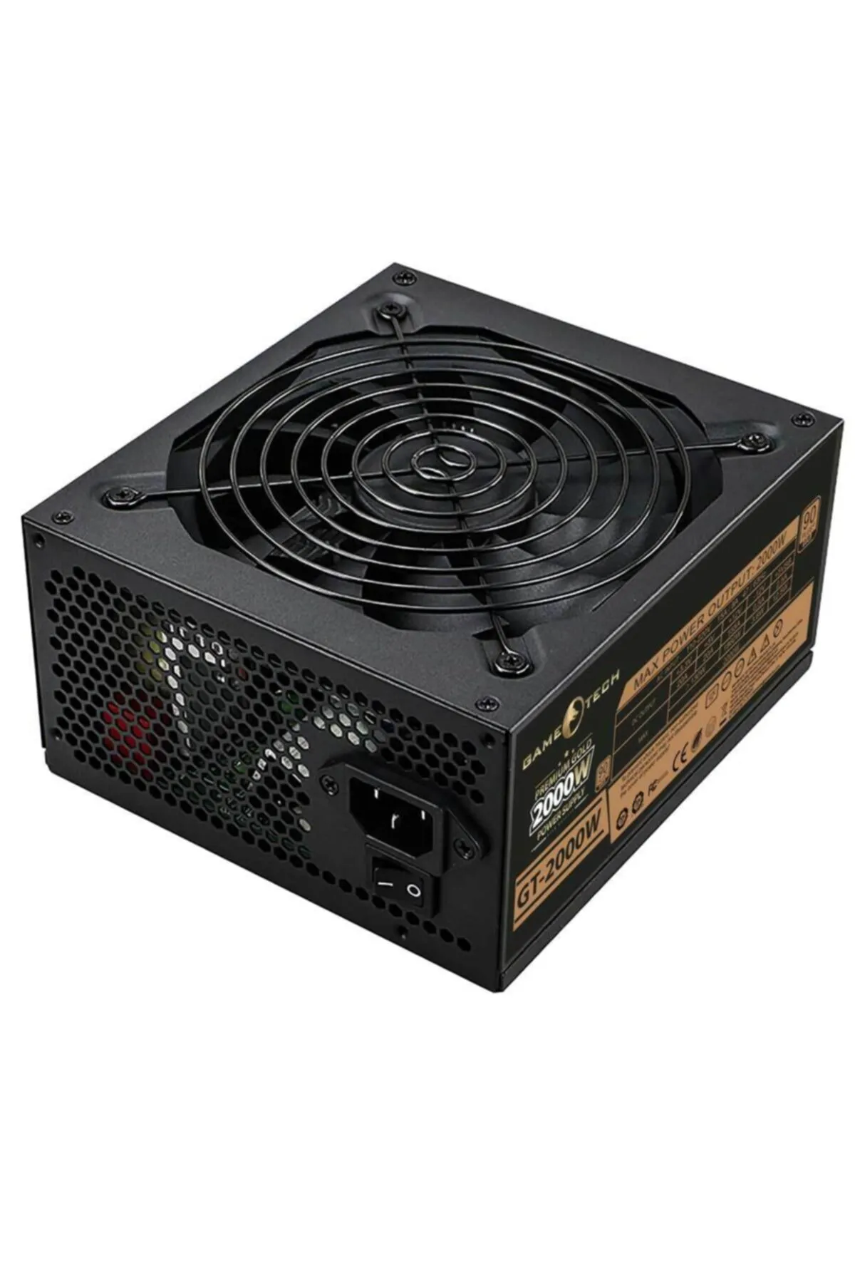 Gametech 2000watt 90 Plus Gold 14cm Fanlı Btc Power Supply