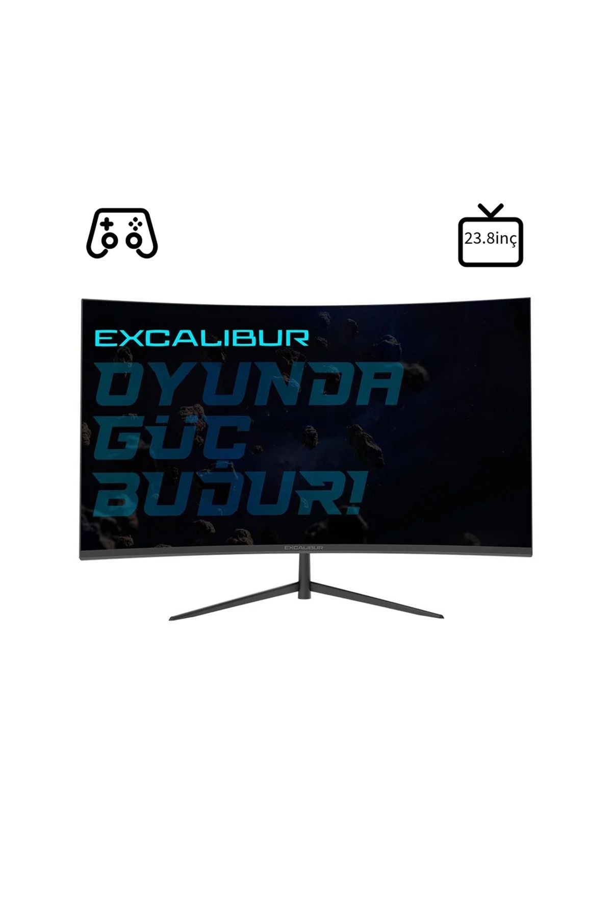 Excalibur 200Hz 1MS Curved G-Sync Full HD Gaming Monitör Siyah Oyuncu Monitörü