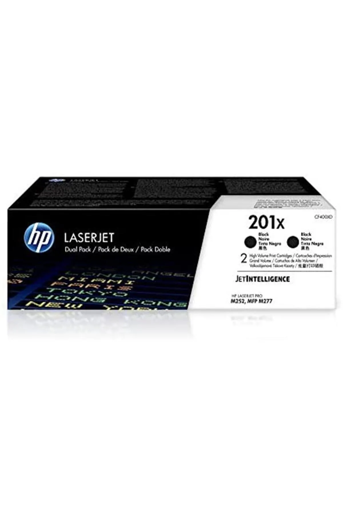 HP 201Xd Black Siyah Çiftli Yüksek Kapasite 2.800 Sayfa Toner Cf400Xd / Hp