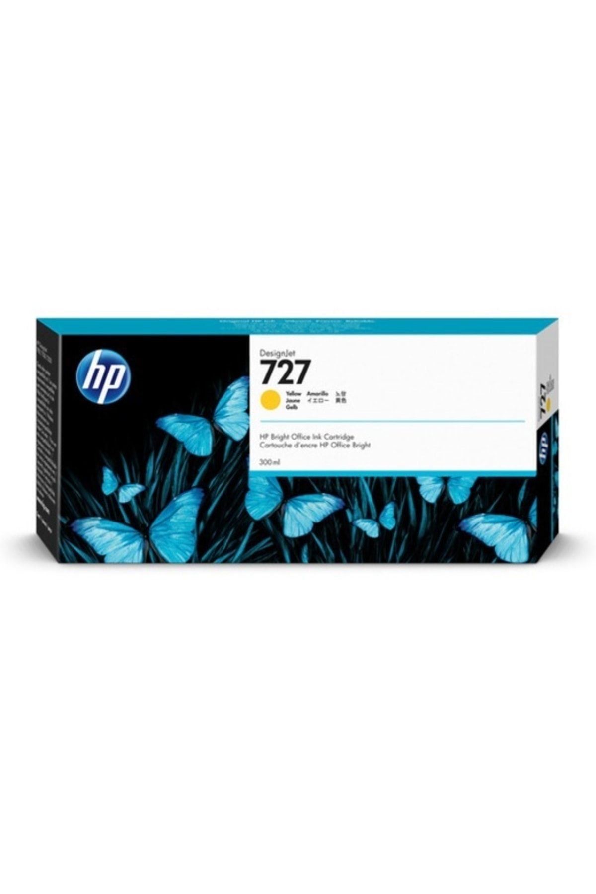 HP 2023 Tarihli F9j78a Yellow Mürekkep Kartuş 727