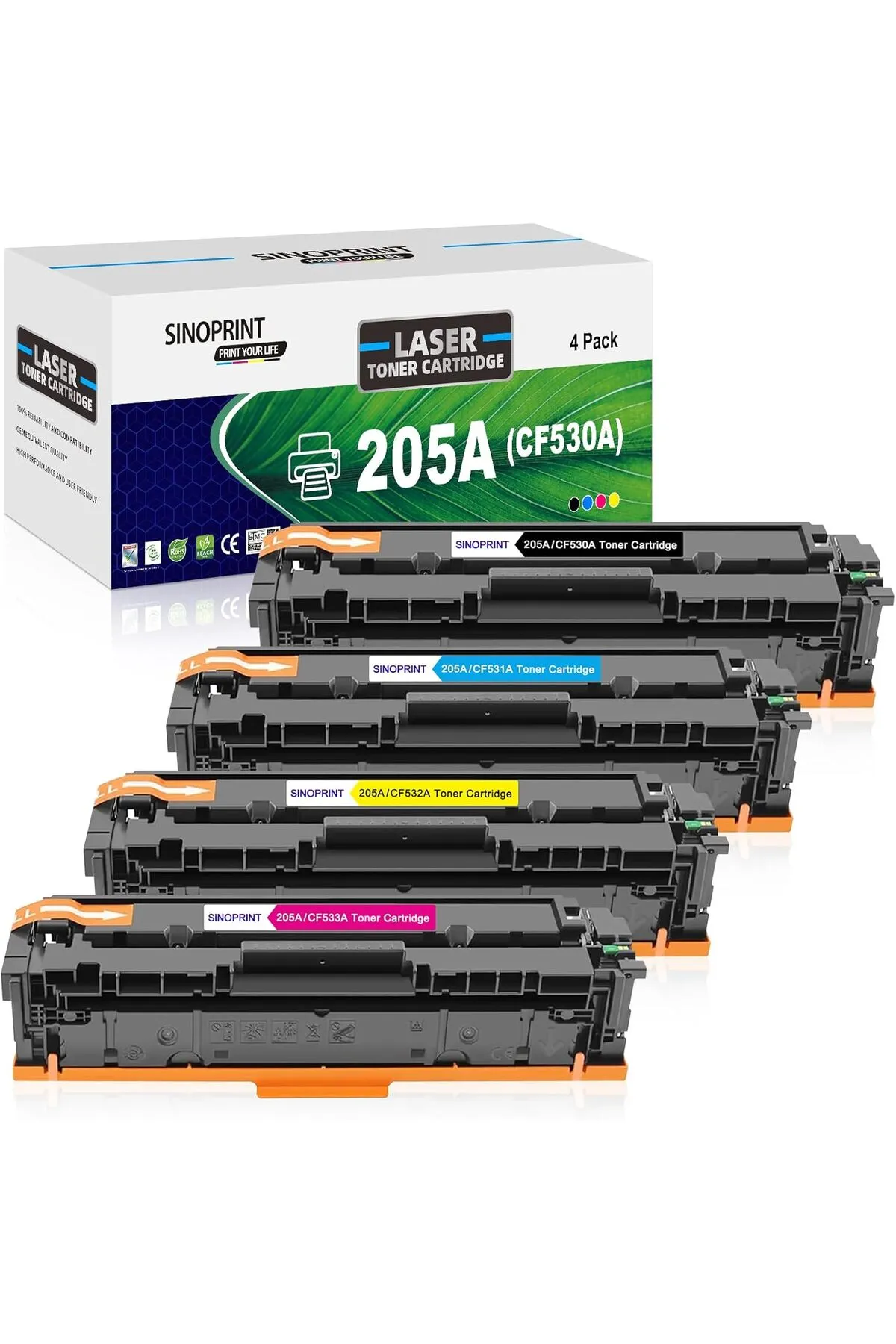 HP 205A CF530A  Color  pro MFP M180n M181fw M180fw M180nw M181n HP Color LaserJet pro M154nw M154a