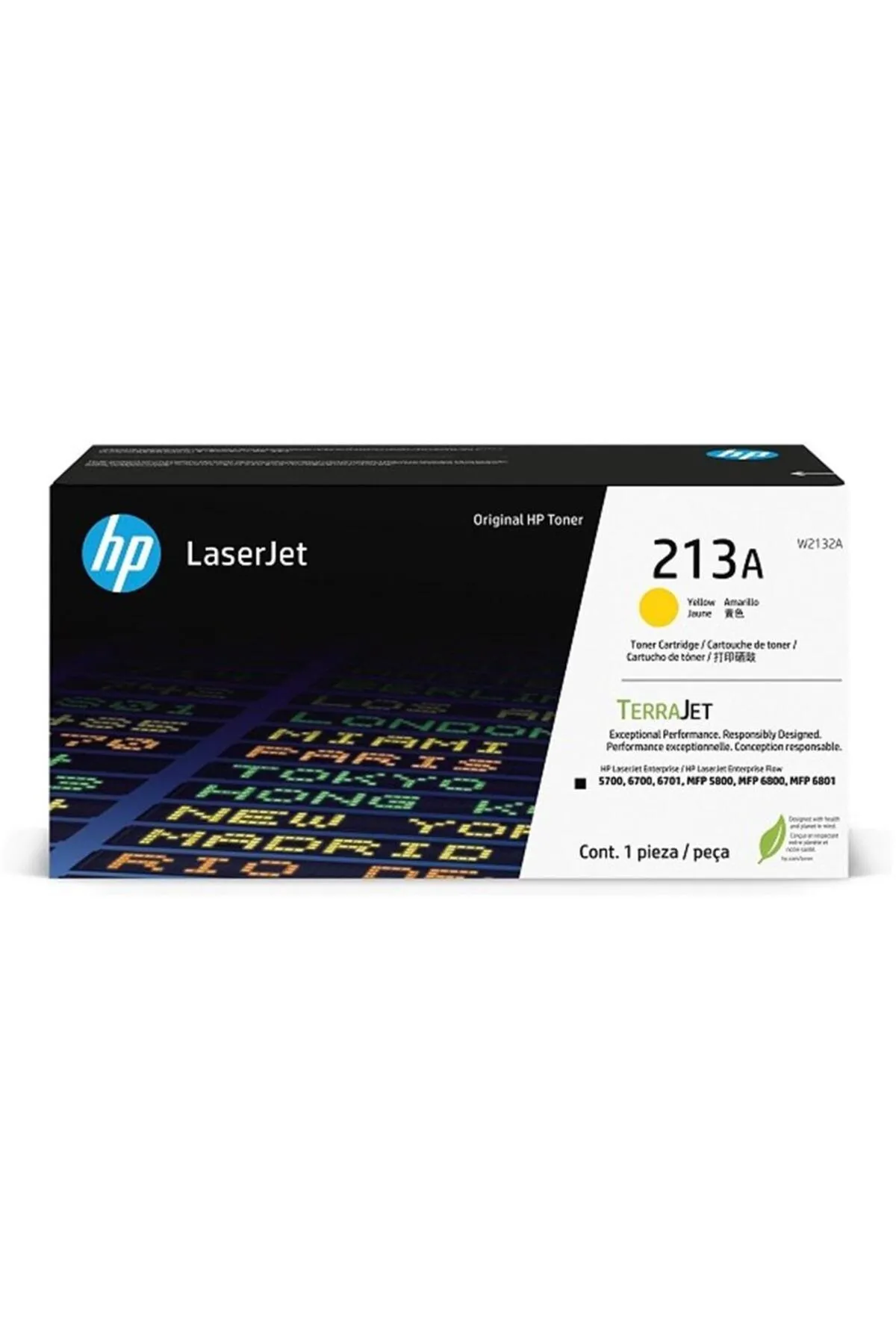 HP 213A Yellow Sarı 3.000 Sayfa Toner W2132A