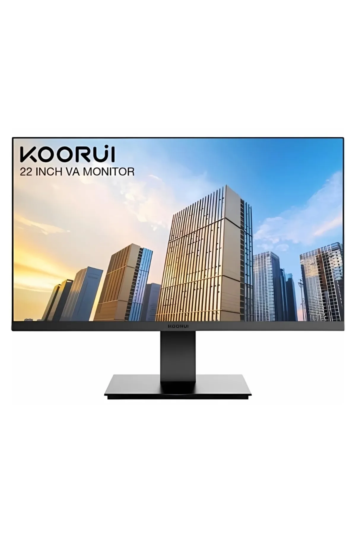 Koorui 21.5" 22n1 Led 6ms 75hz Vga, Hdmı Vesa 1080p Siyah Monitör