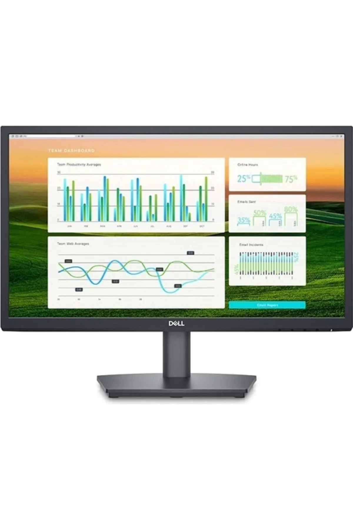 Dell 21.5" E2222hs 1920x1080 5ms 60hz Dp-hdmi-vga +vesa +speaker Multimedya Monitör