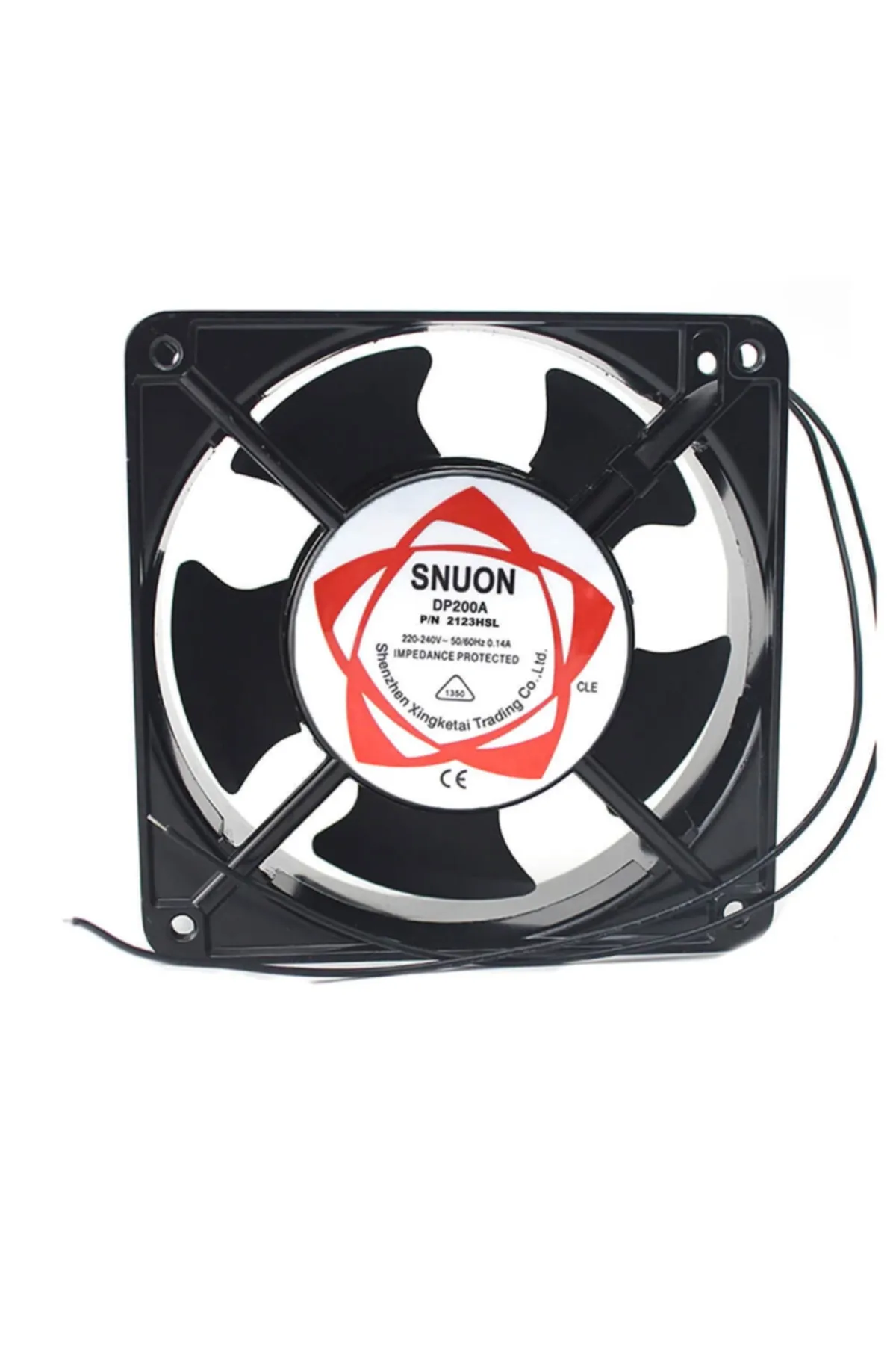 WOZLO 220v Fan 12cm Matal Demir Fan 120x120x38mm