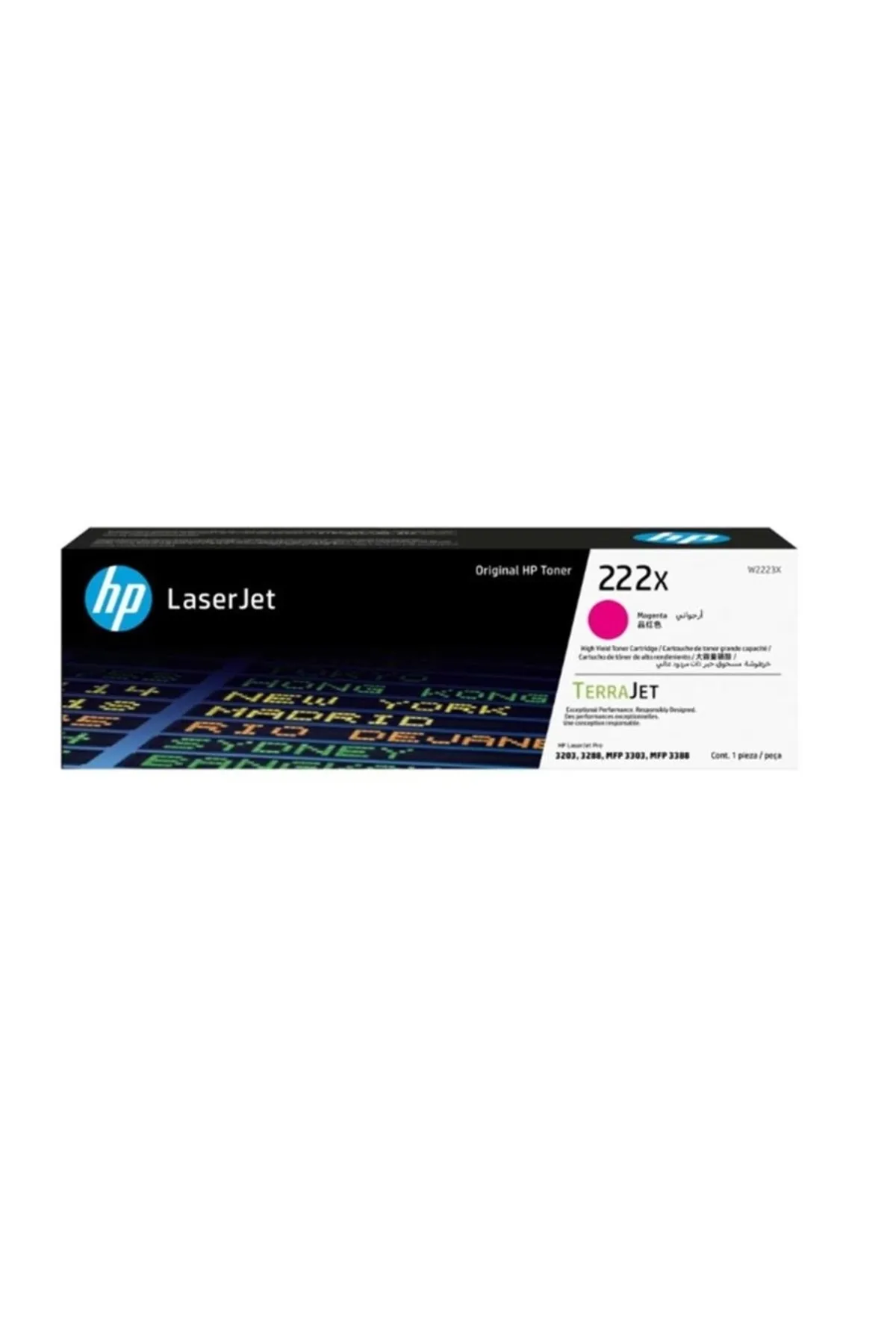 HP 222x Magenta Kırmızı 2.500 Sayfa Toner W2223x