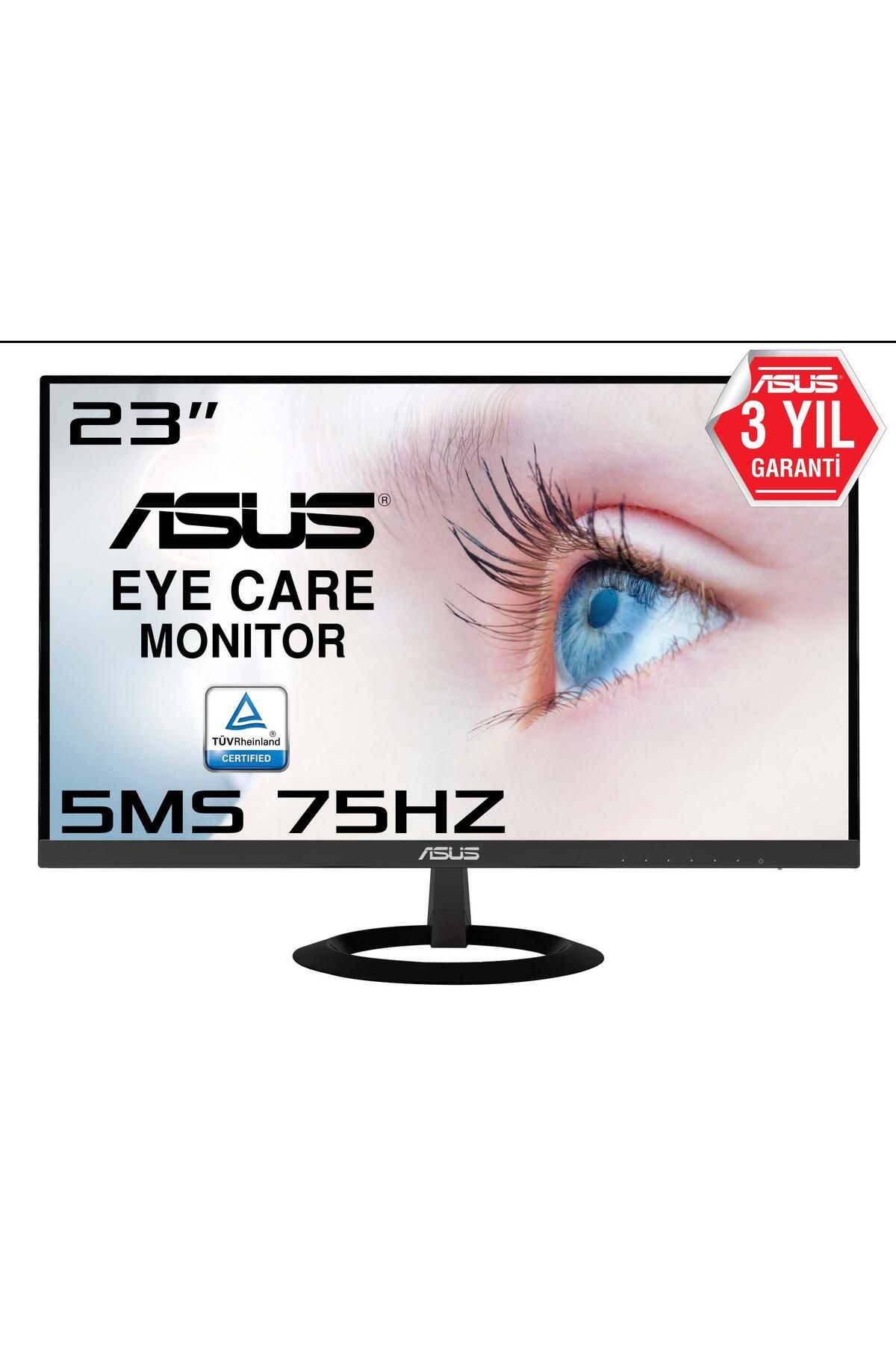 Asus 23" IPS VZ239HE 5MS 75HZ HDMI EV OFİS TİPİ MONİTÖR