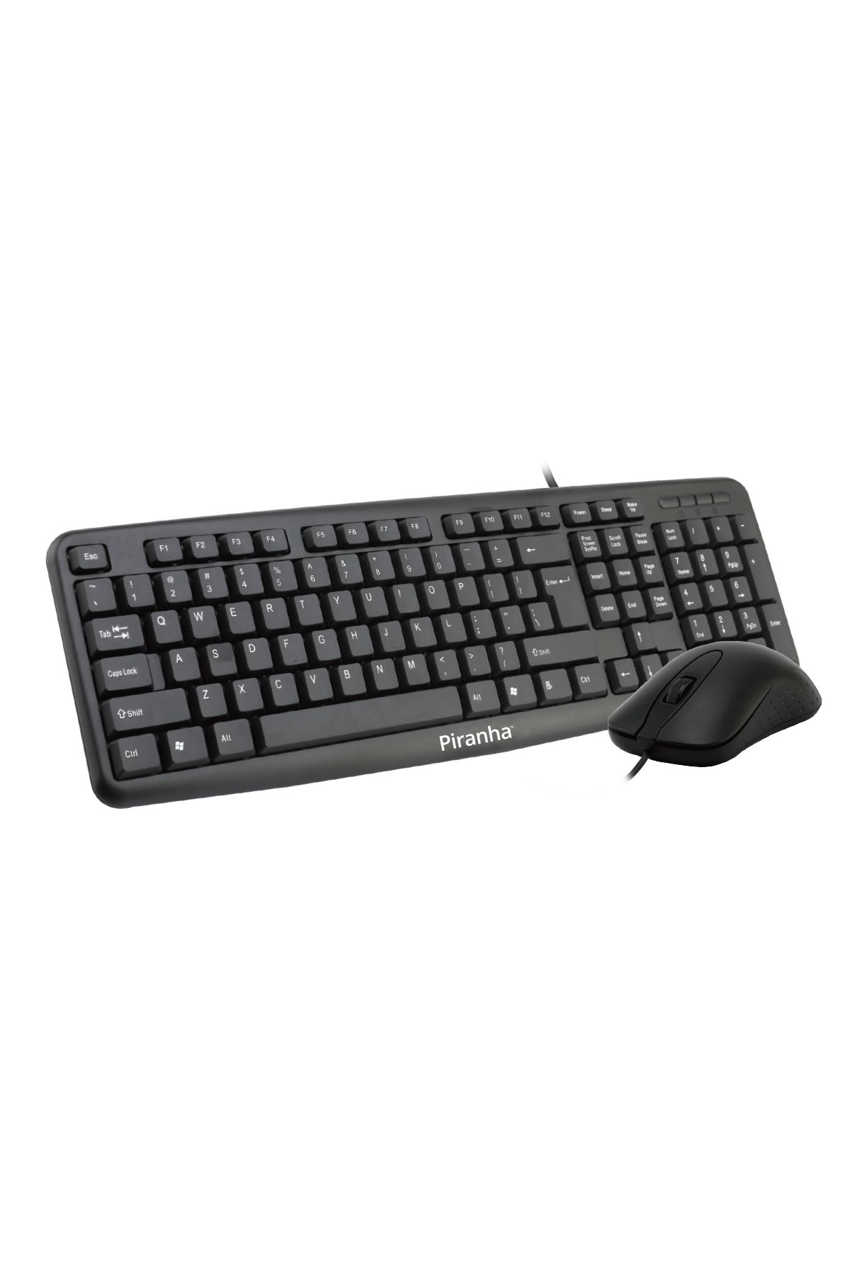 Piranha 2325 Kablolu Klavye Ve Mouse Set Türkçe Q Klavye